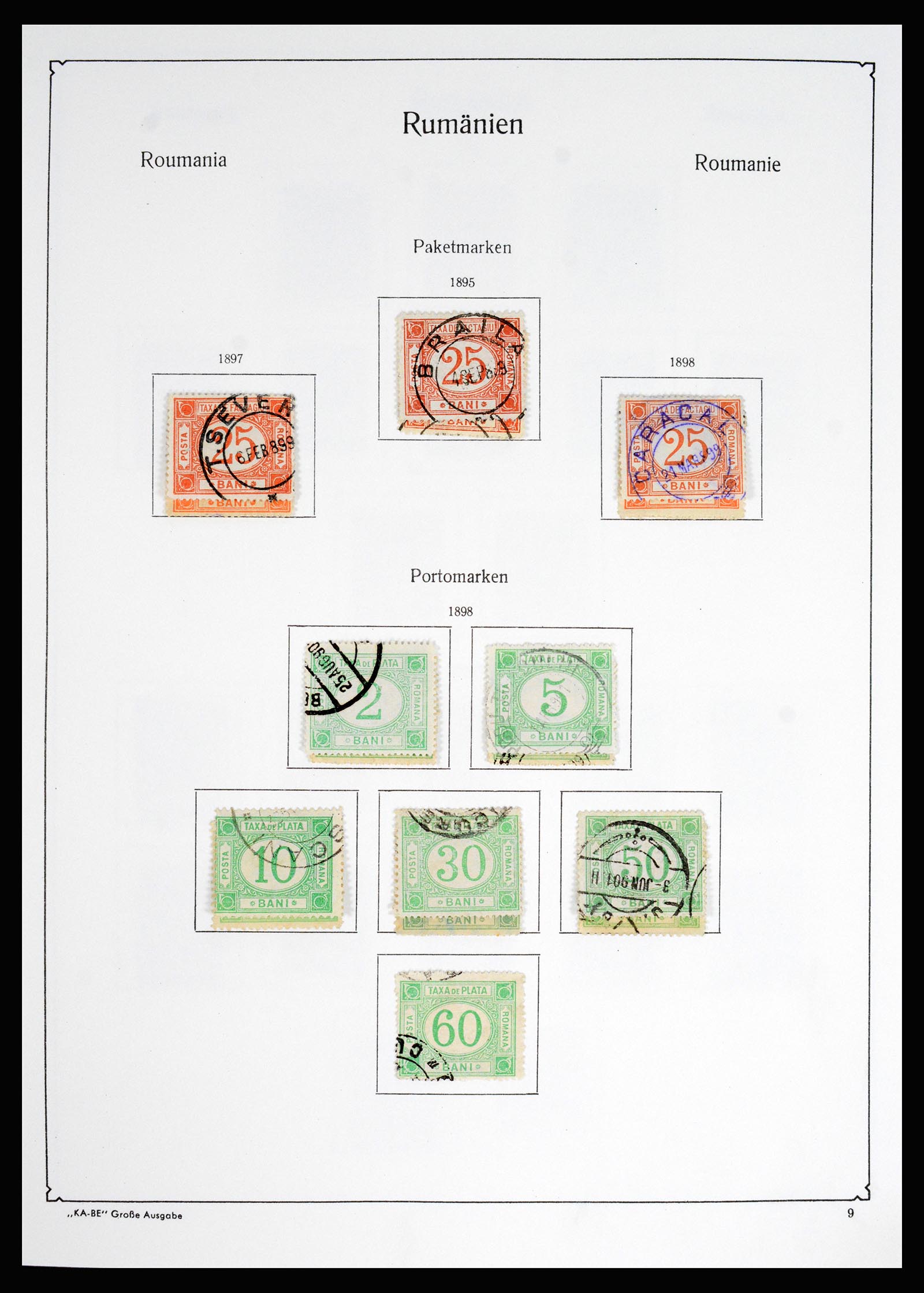 37128 012 - Postzegelverzameling 37128 Roemenië 1865-1965.