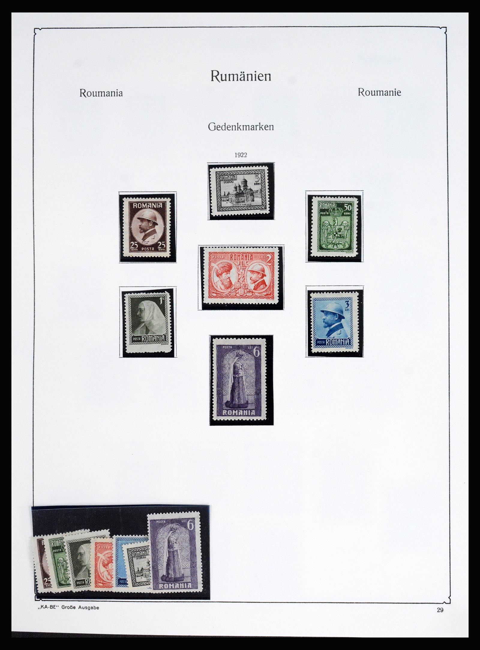 37128 041 - Postzegelverzameling 37128 Roemenië 1865-1965.