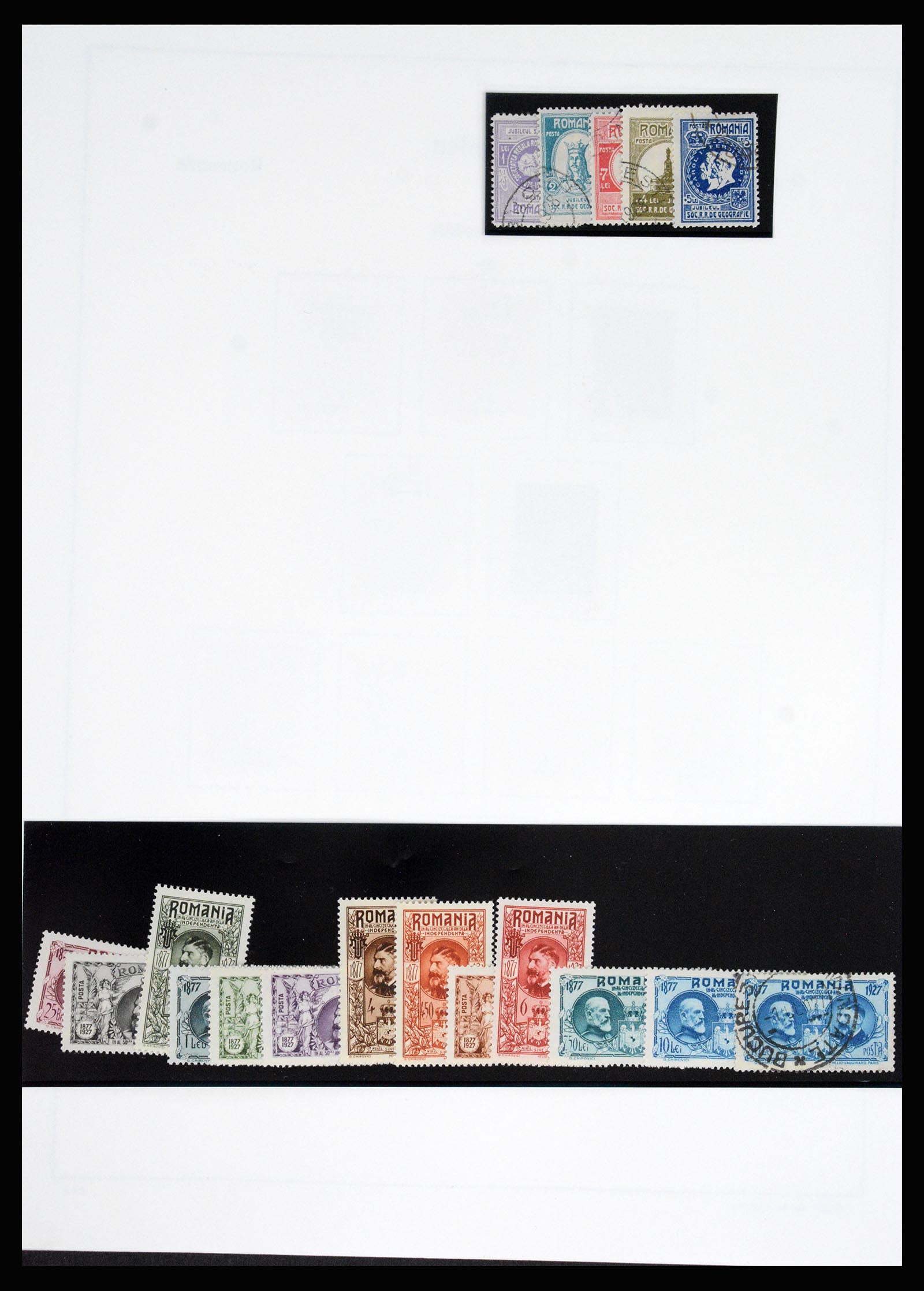 37128 047 - Postzegelverzameling 37128 Roemenië 1865-1965.
