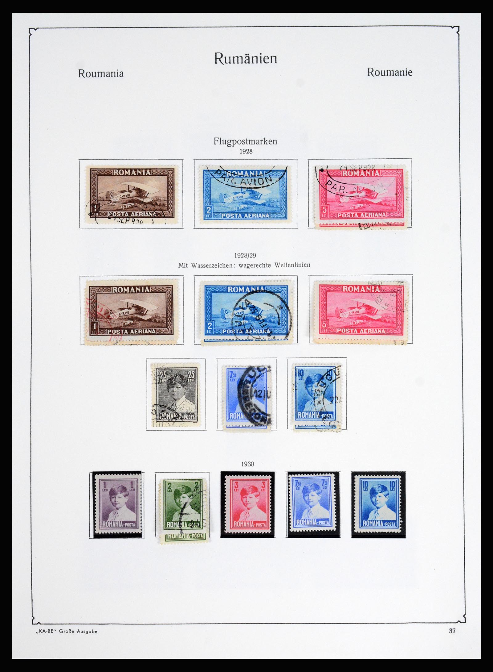 37128 051 - Postzegelverzameling 37128 Roemenië 1865-1965.