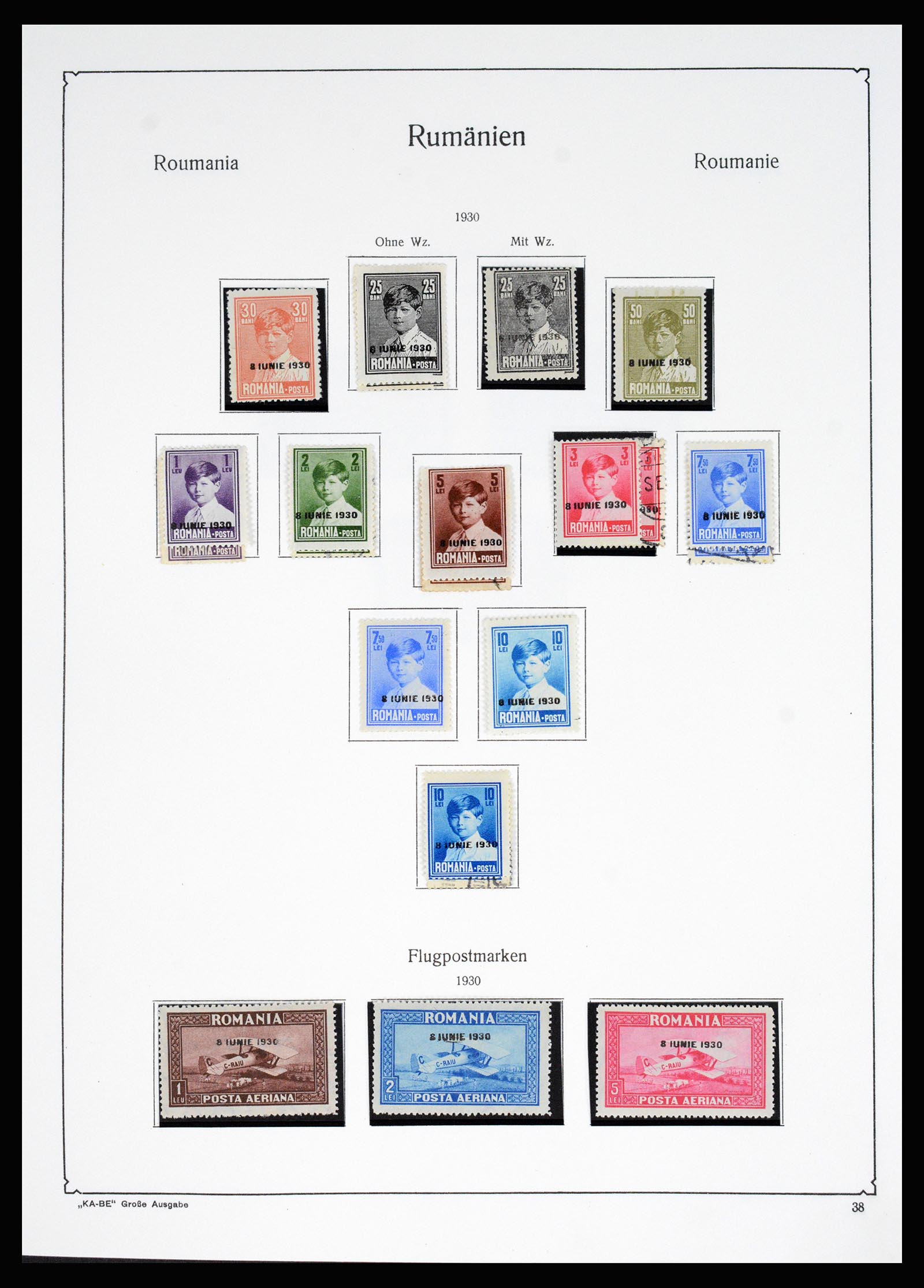 37128 053 - Postzegelverzameling 37128 Roemenië 1865-1965.