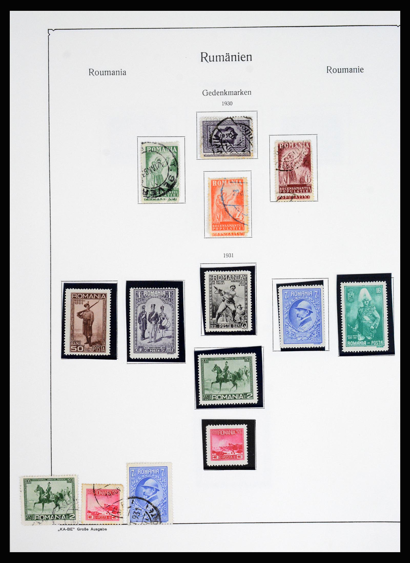 37128 058 - Postzegelverzameling 37128 Roemenië 1865-1965.
