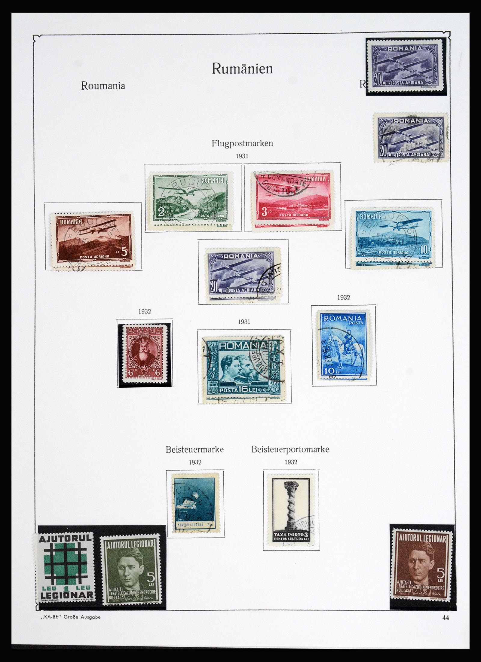 37128 061 - Postzegelverzameling 37128 Roemenië 1865-1965.