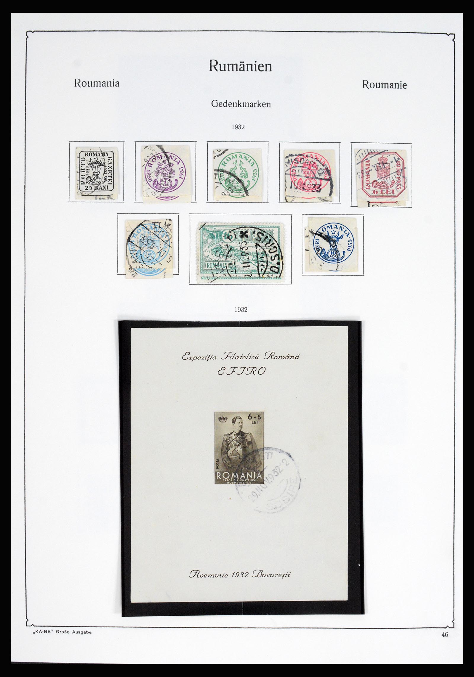37128 064 - Postzegelverzameling 37128 Roemenië 1865-1965.