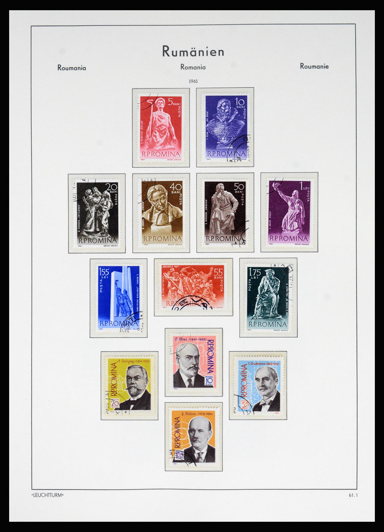 37128 144 - Postzegelverzameling 37128 Roemenië 1865-1965.