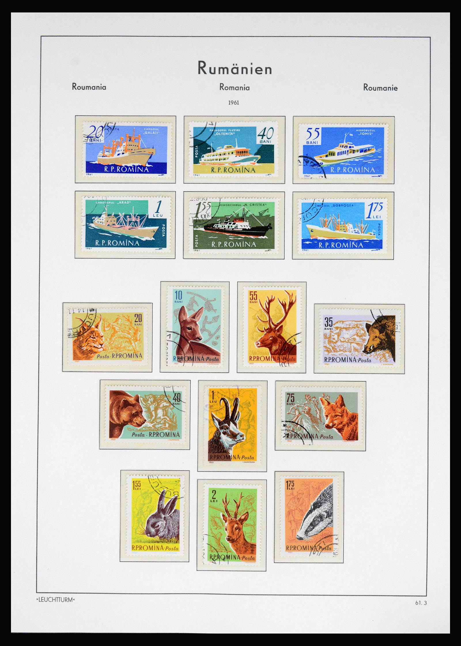 37128 146 - Postzegelverzameling 37128 Roemenië 1865-1965.