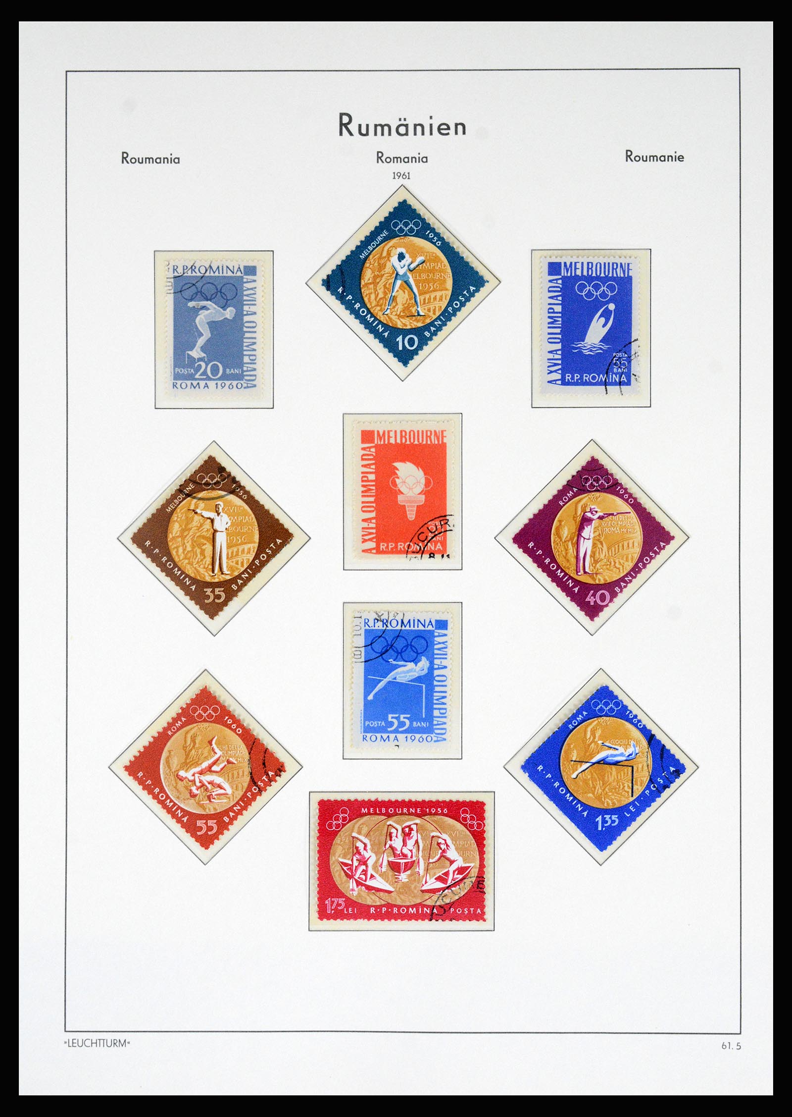 37128 148 - Postzegelverzameling 37128 Roemenië 1865-1965.