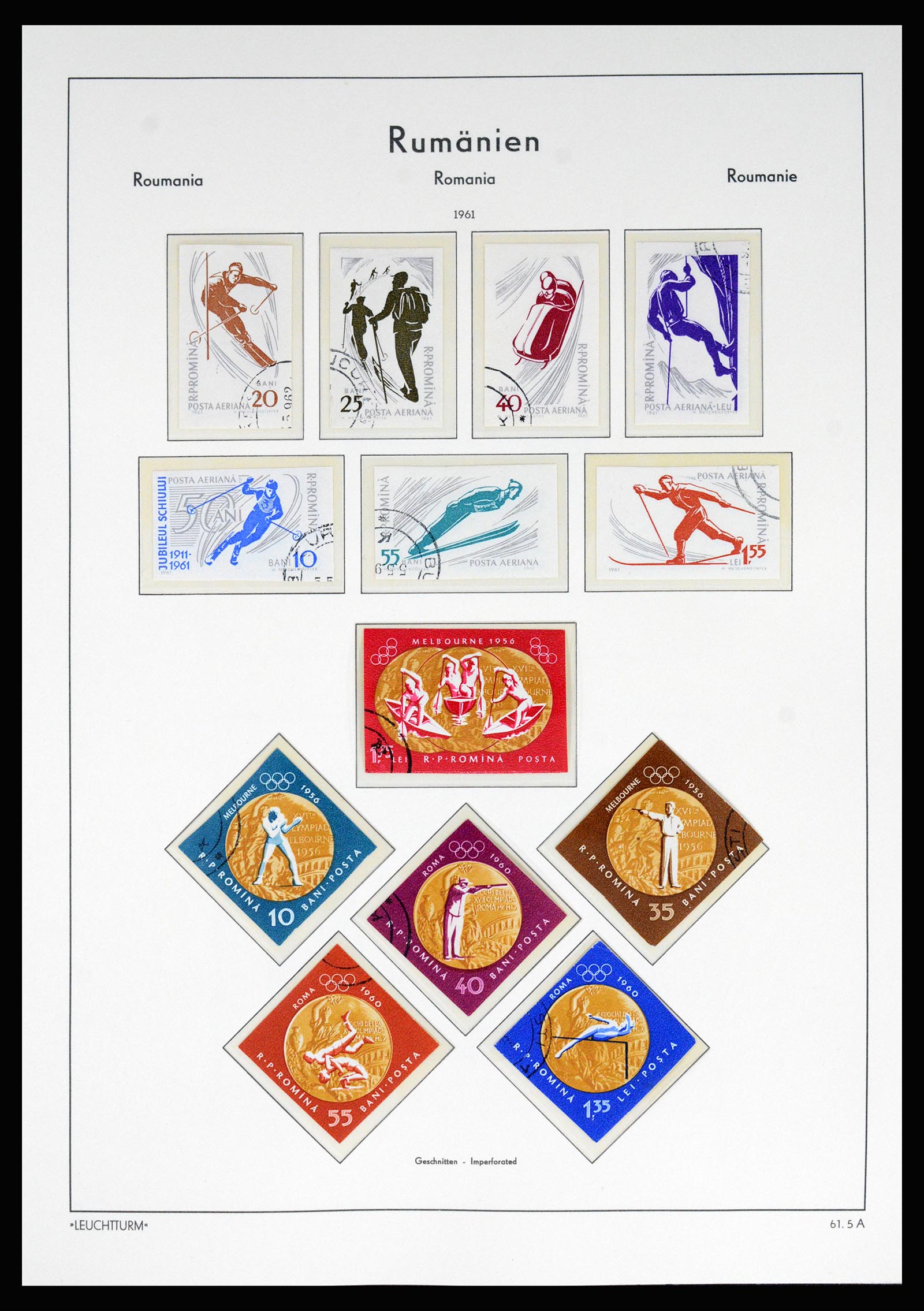 37128 149 - Postzegelverzameling 37128 Roemenië 1865-1965.