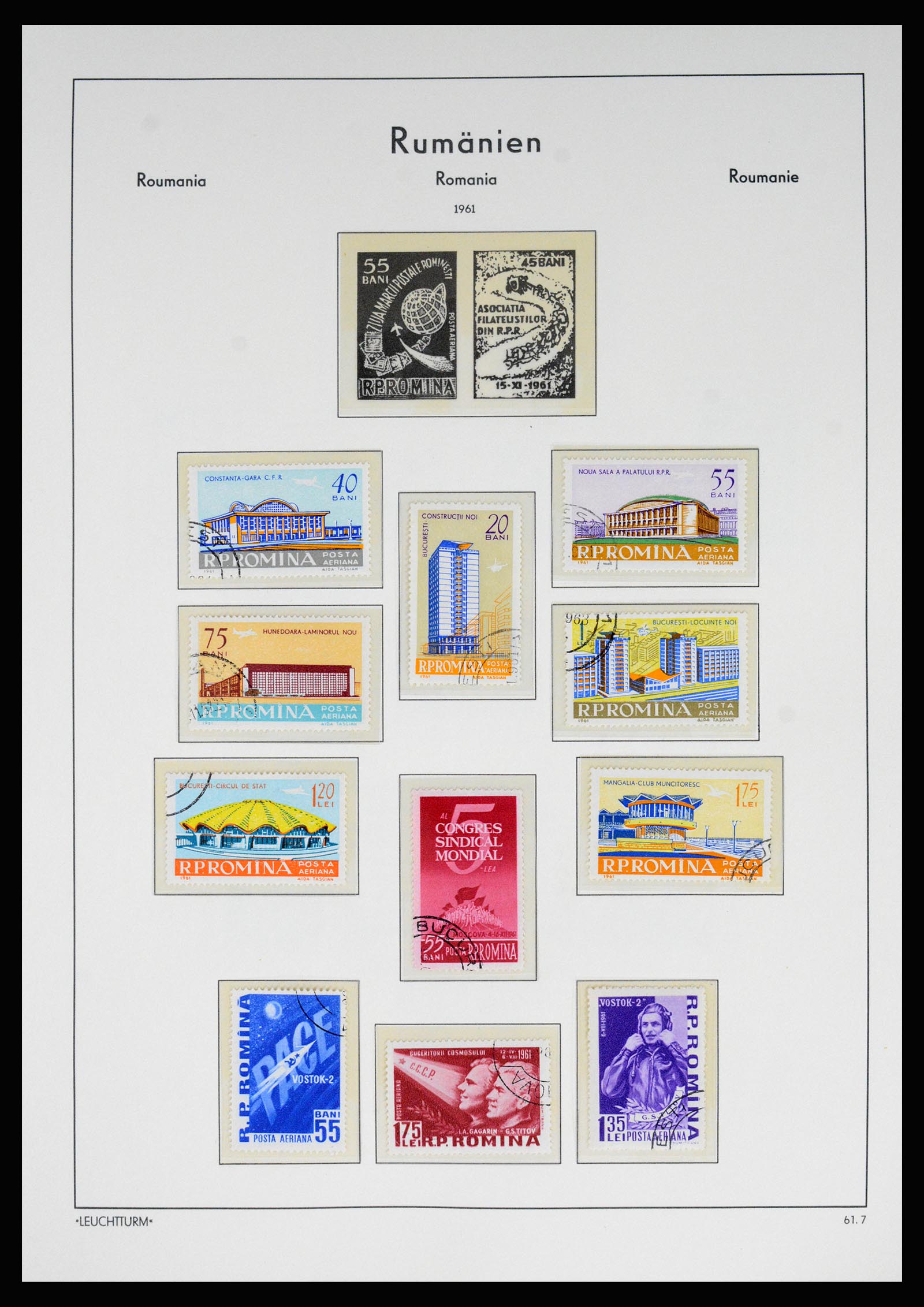 37128 151 - Postzegelverzameling 37128 Roemenië 1865-1965.