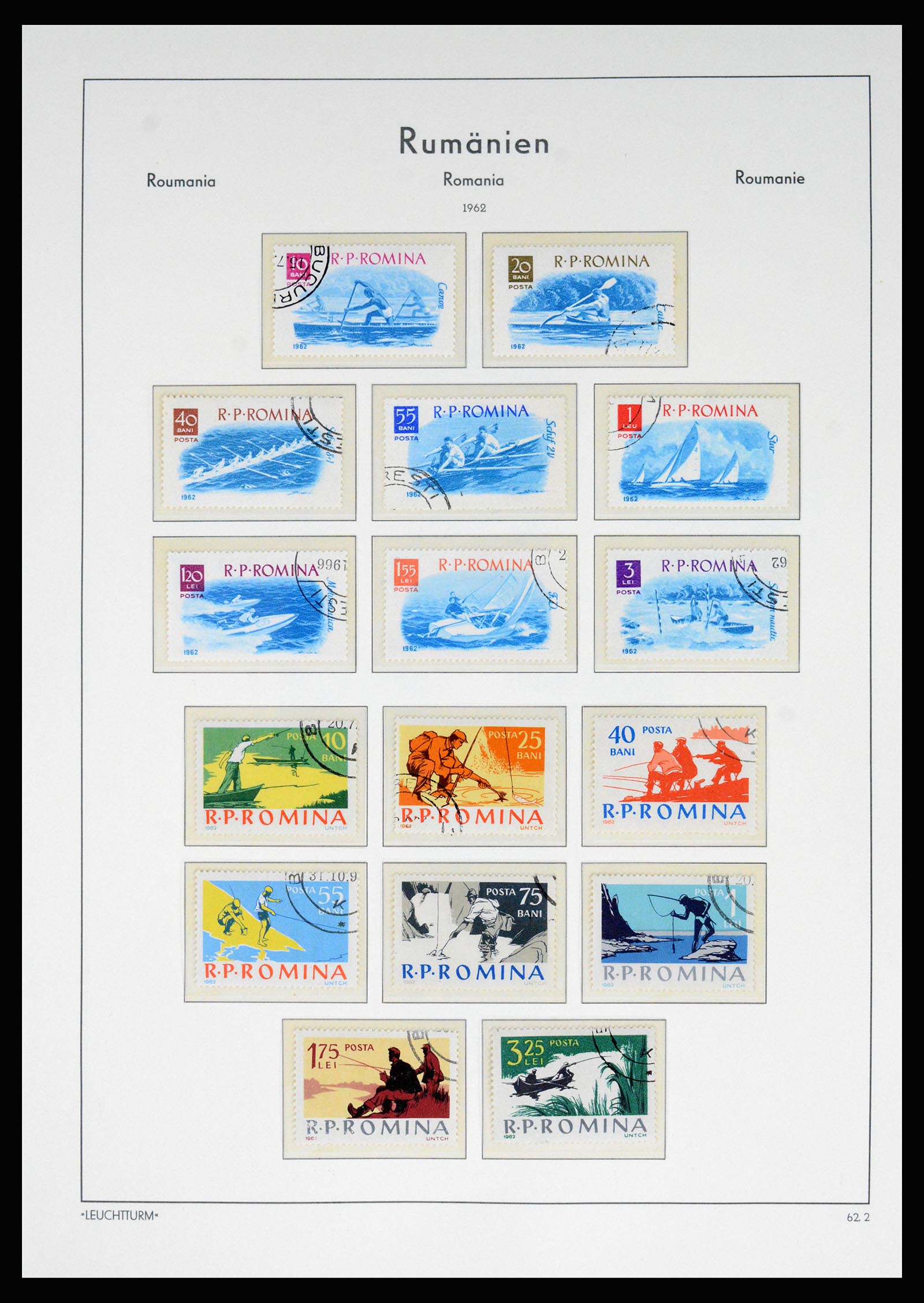 37128 155 - Postzegelverzameling 37128 Roemenië 1865-1965.