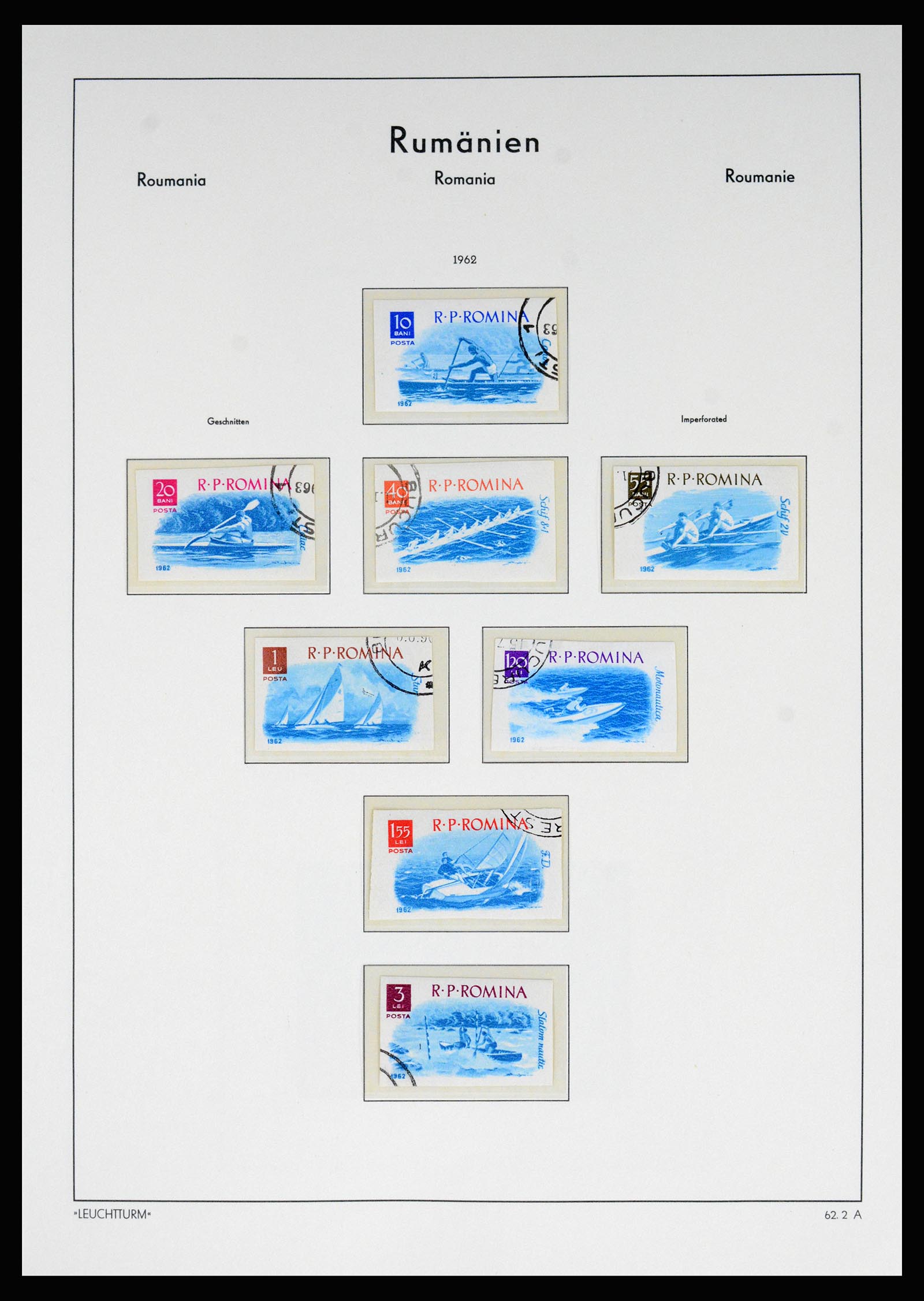 37128 156 - Postzegelverzameling 37128 Roemenië 1865-1965.