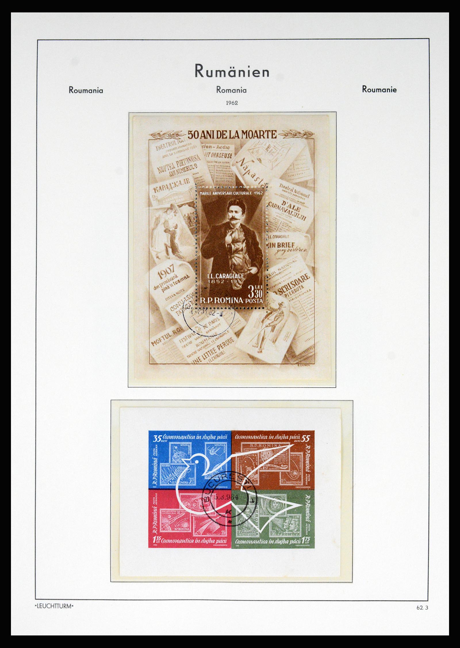 37128 157 - Postzegelverzameling 37128 Roemenië 1865-1965.
