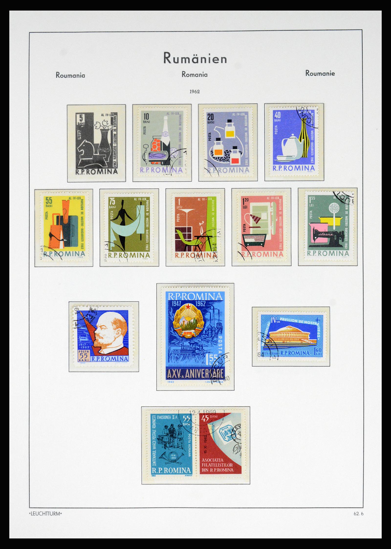37128 160 - Postzegelverzameling 37128 Roemenië 1865-1965.