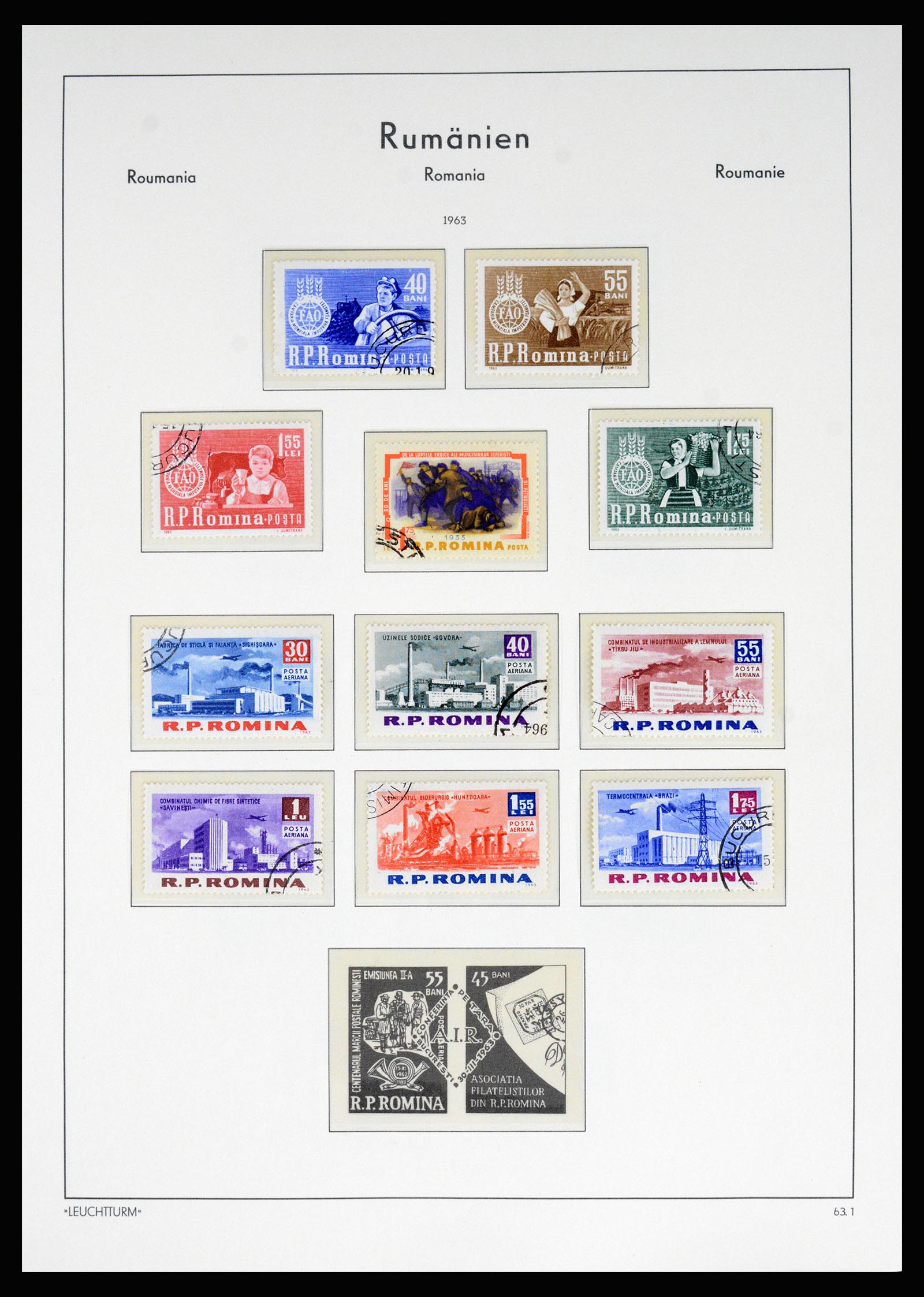 37128 161 - Postzegelverzameling 37128 Roemenië 1865-1965.