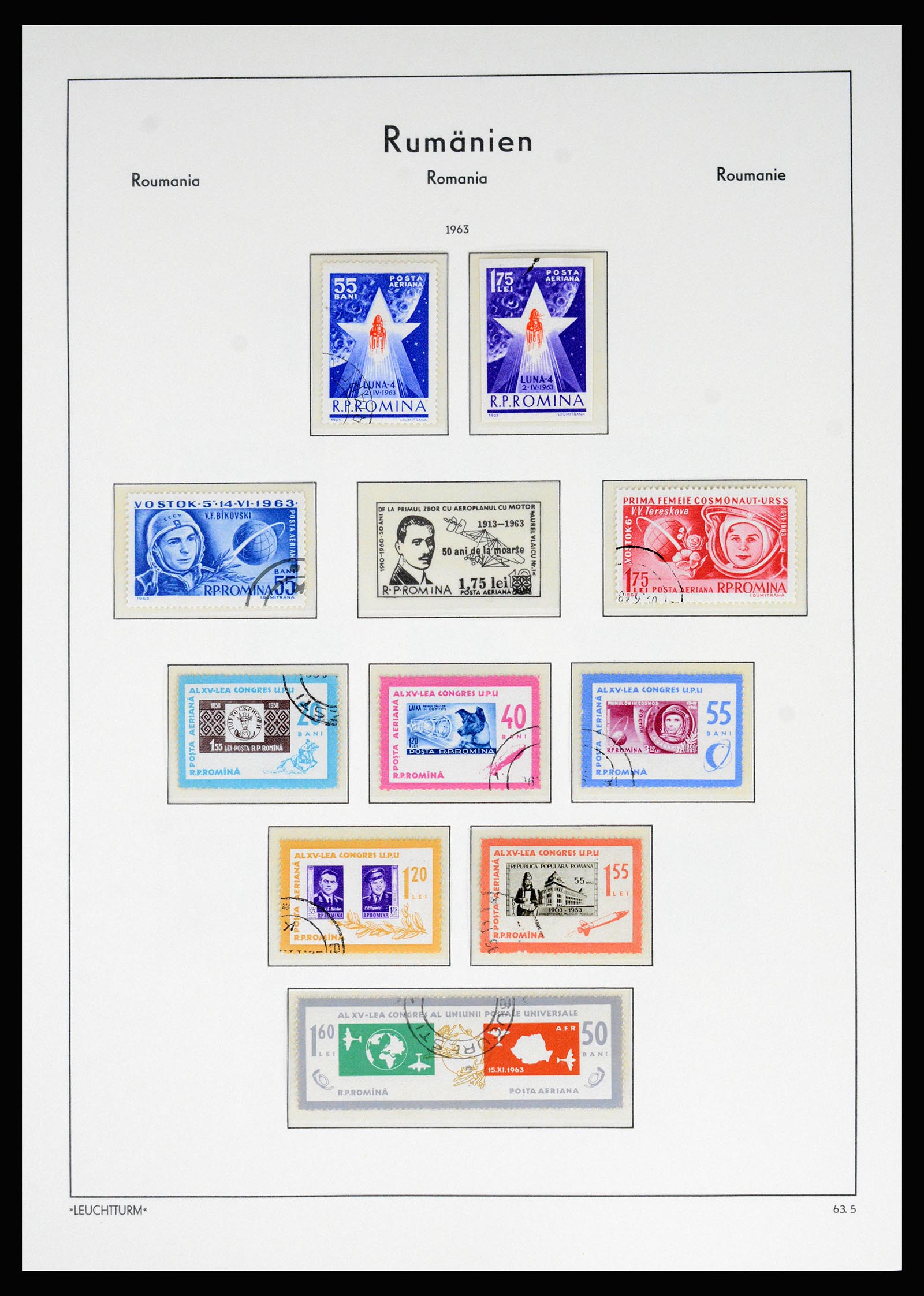 37128 165 - Postzegelverzameling 37128 Roemenië 1865-1965.