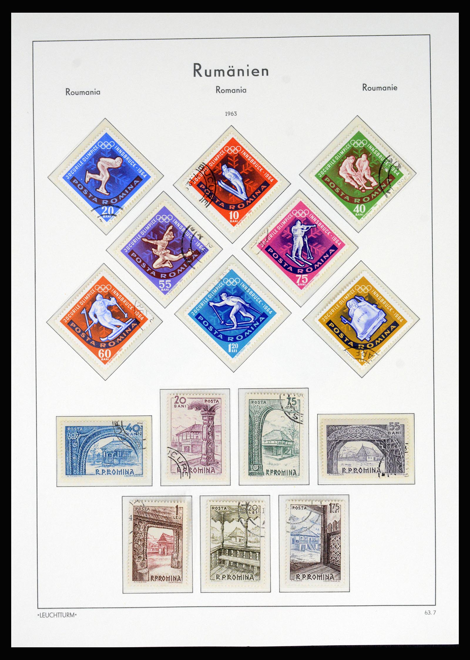 37128 167 - Postzegelverzameling 37128 Roemenië 1865-1965.