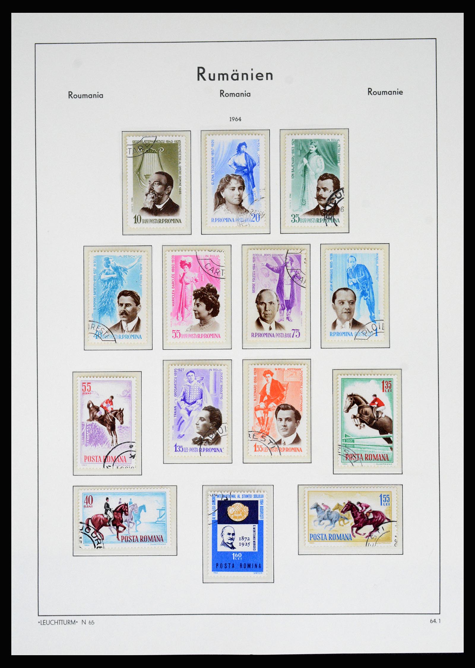 37128 170 - Postzegelverzameling 37128 Roemenië 1865-1965.
