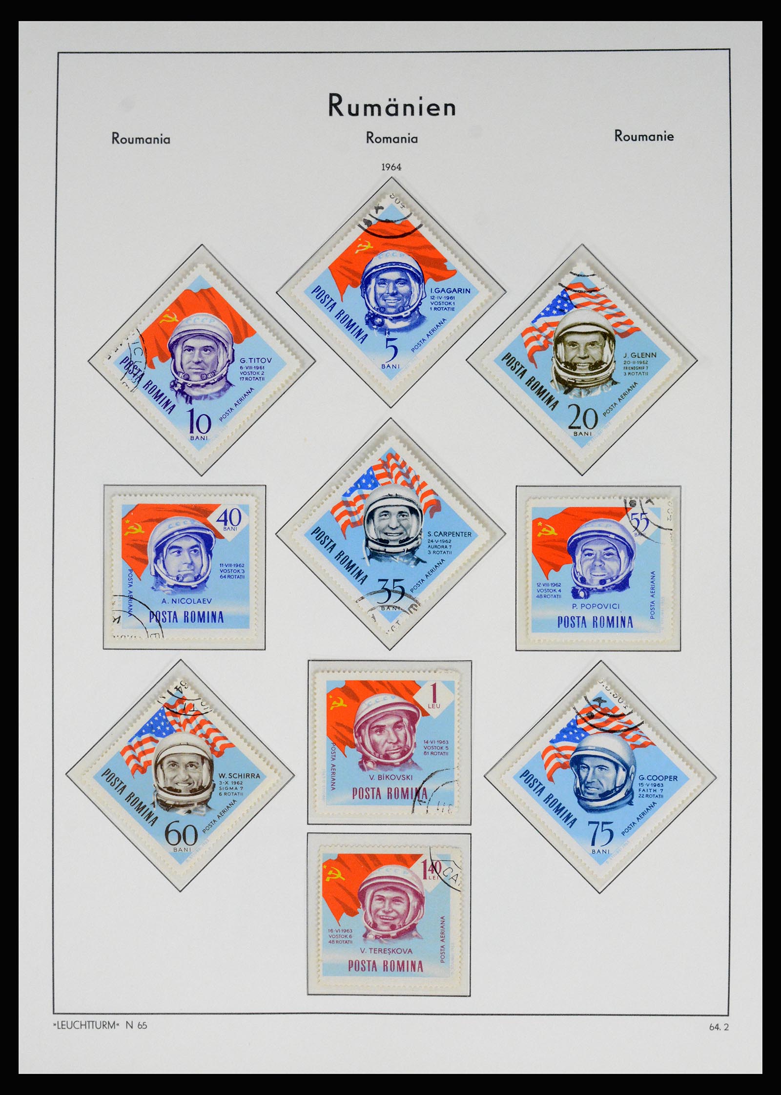 37128 171 - Postzegelverzameling 37128 Roemenië 1865-1965.