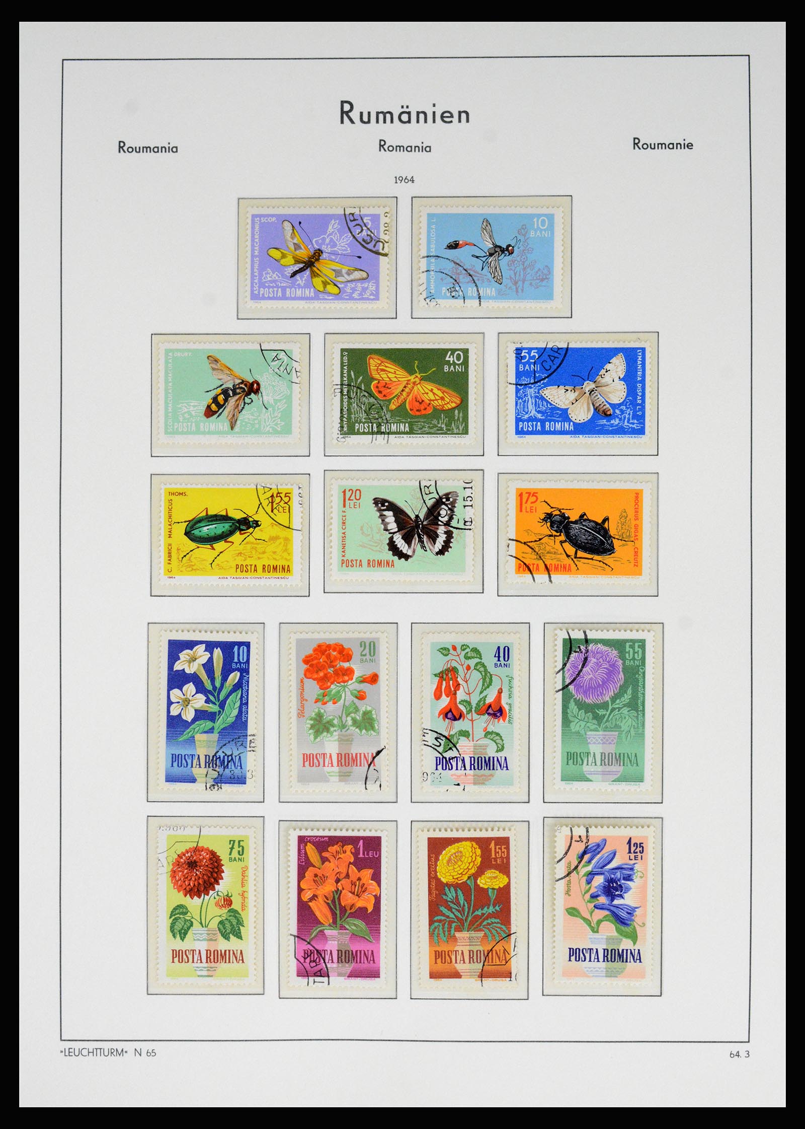 37128 173 - Postzegelverzameling 37128 Roemenië 1865-1965.