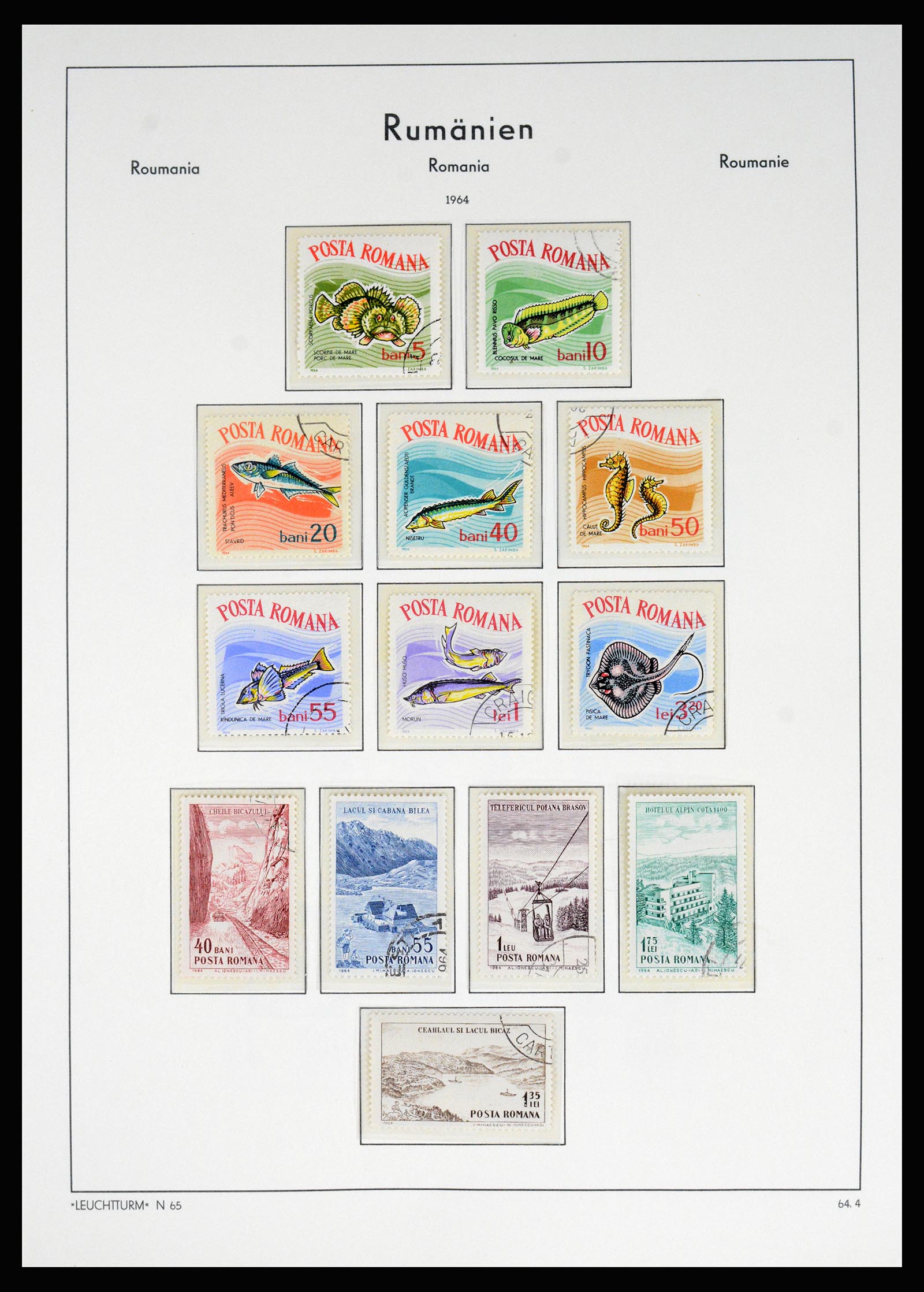 37128 174 - Postzegelverzameling 37128 Roemenië 1865-1965.