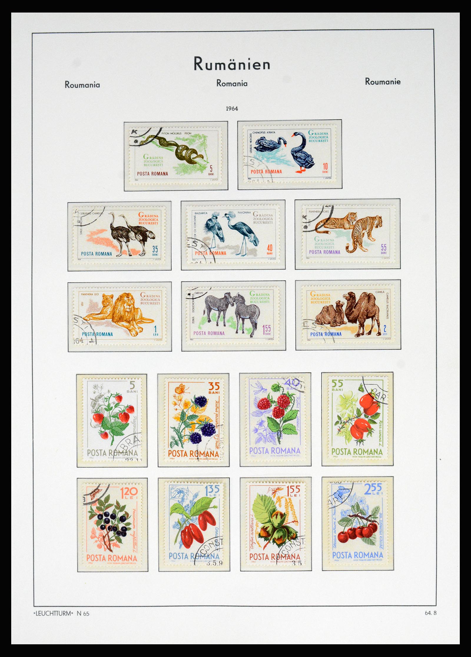 37128 178 - Postzegelverzameling 37128 Roemenië 1865-1965.