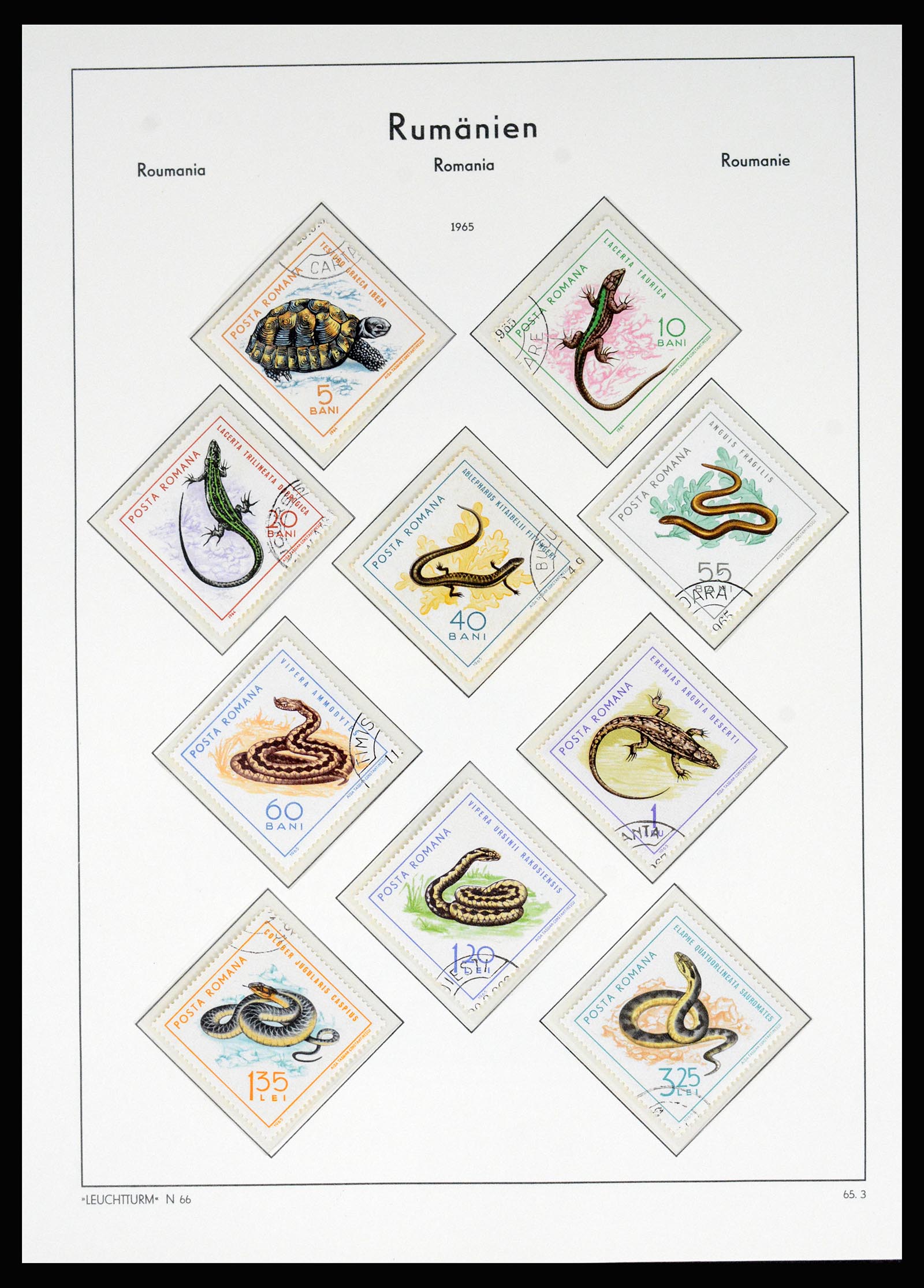 37128 185 - Postzegelverzameling 37128 Roemenië 1865-1965.