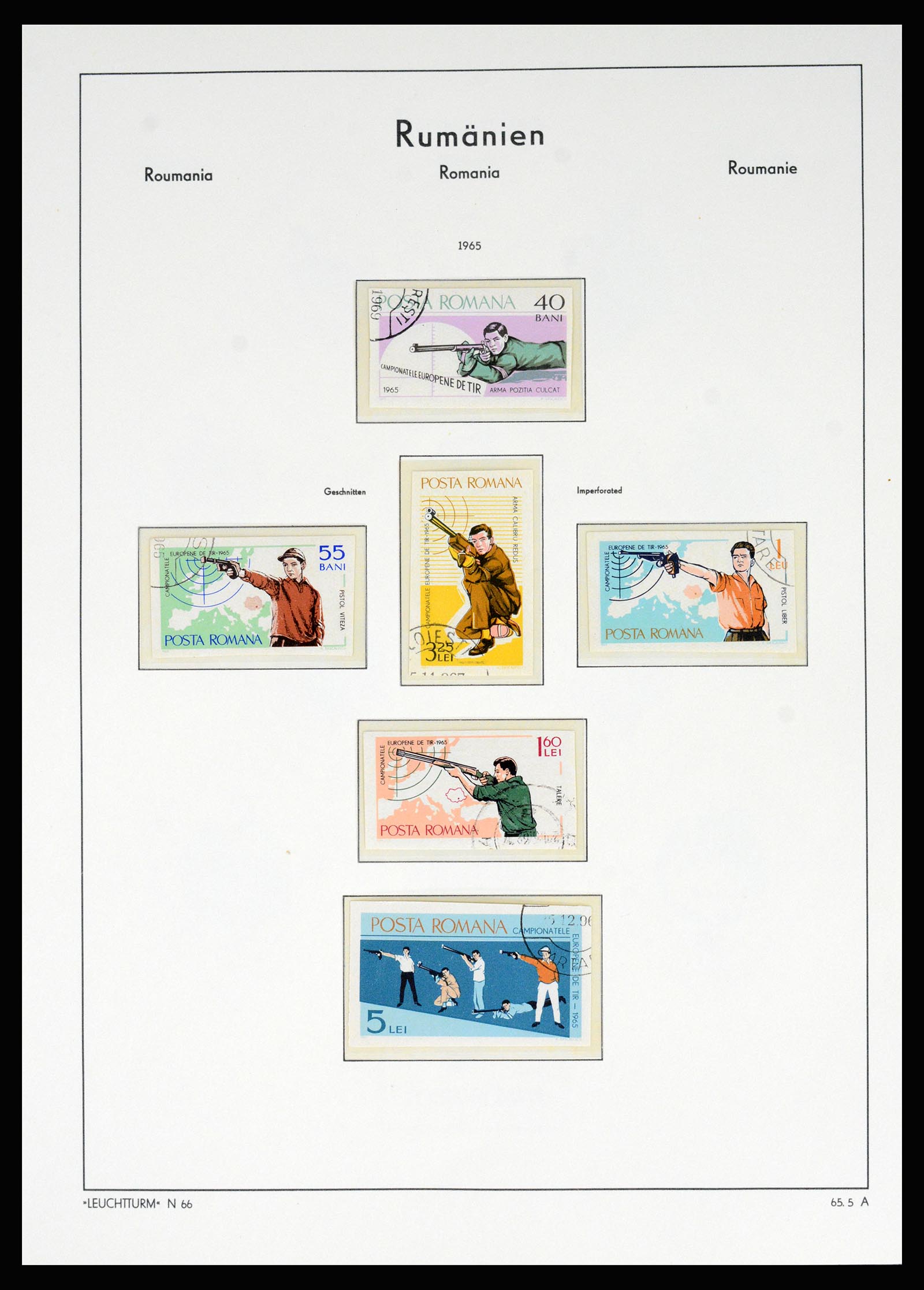 37128 188 - Postzegelverzameling 37128 Roemenië 1865-1965.