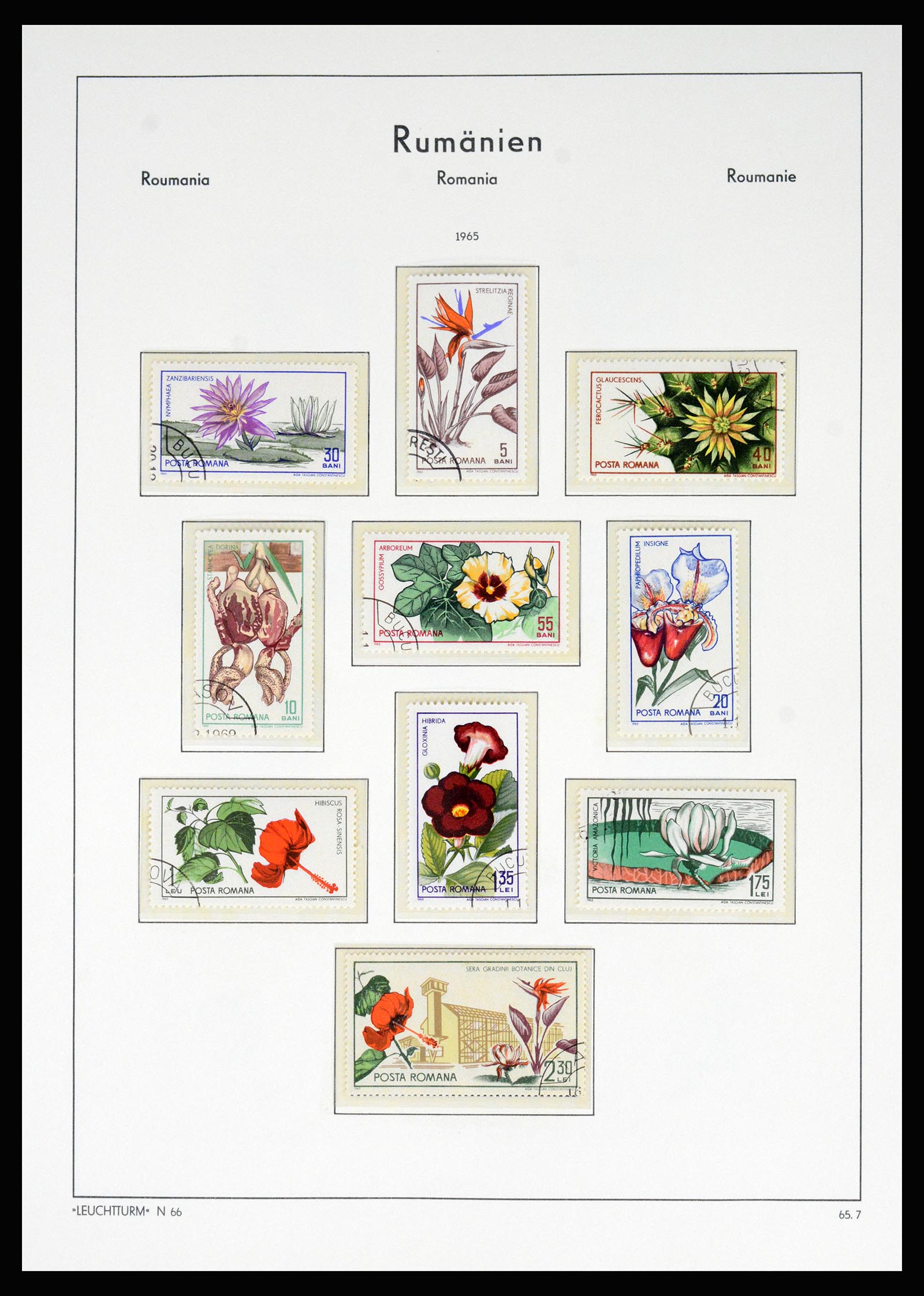37128 190 - Postzegelverzameling 37128 Roemenië 1865-1965.