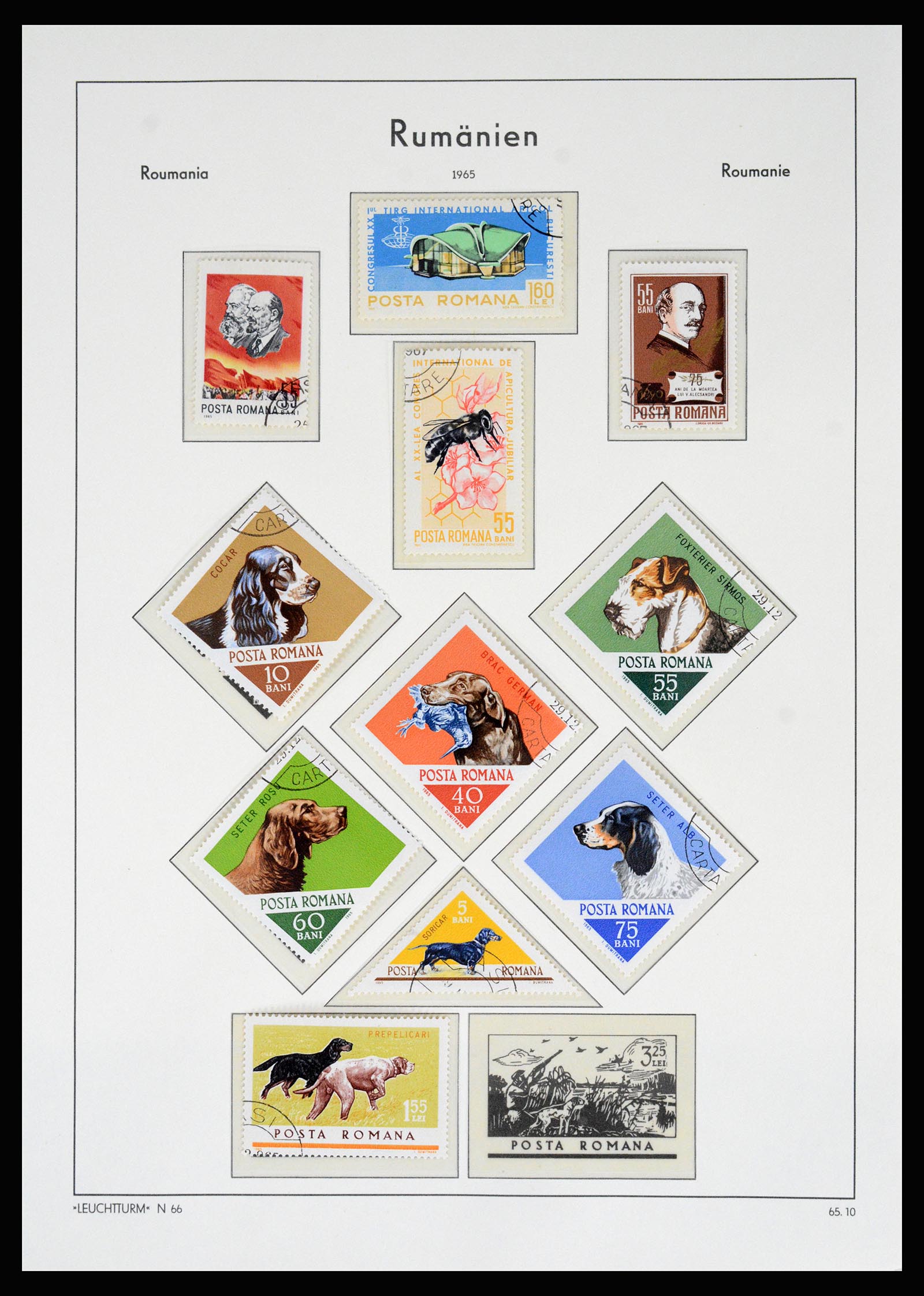 37128 193 - Postzegelverzameling 37128 Roemenië 1865-1965.