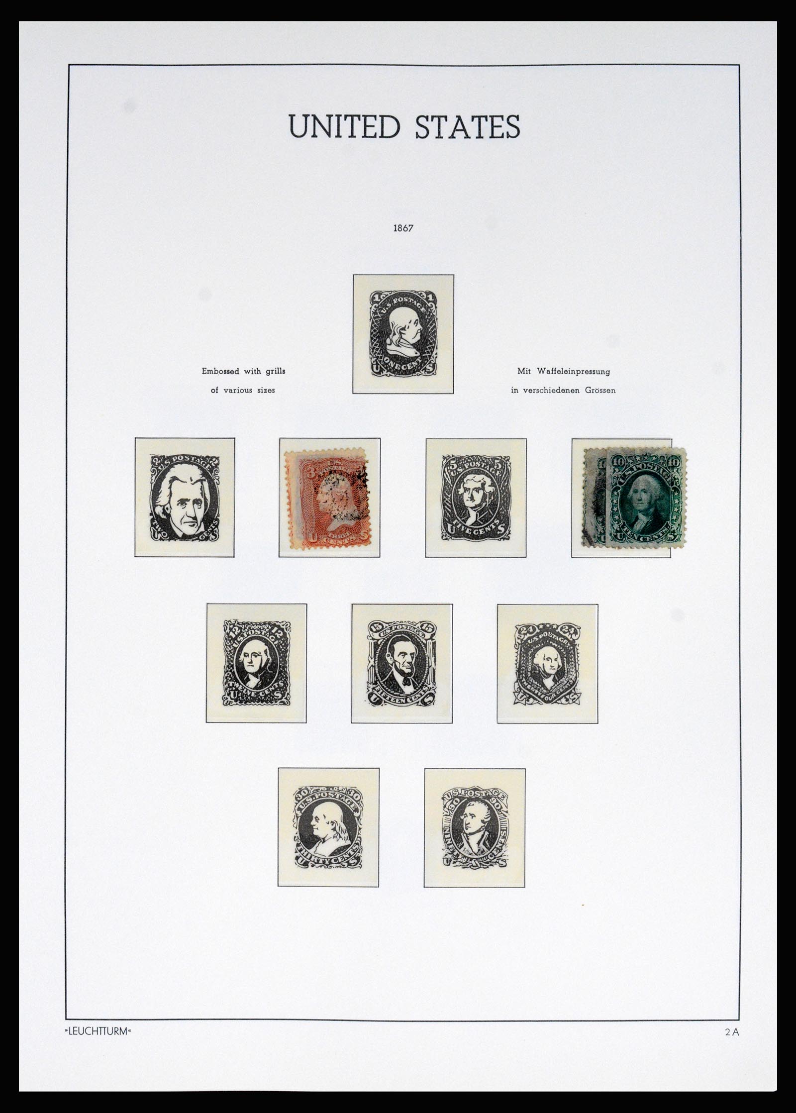 37129 004 - Postzegelverzameling 37129 USA 1851-1990.