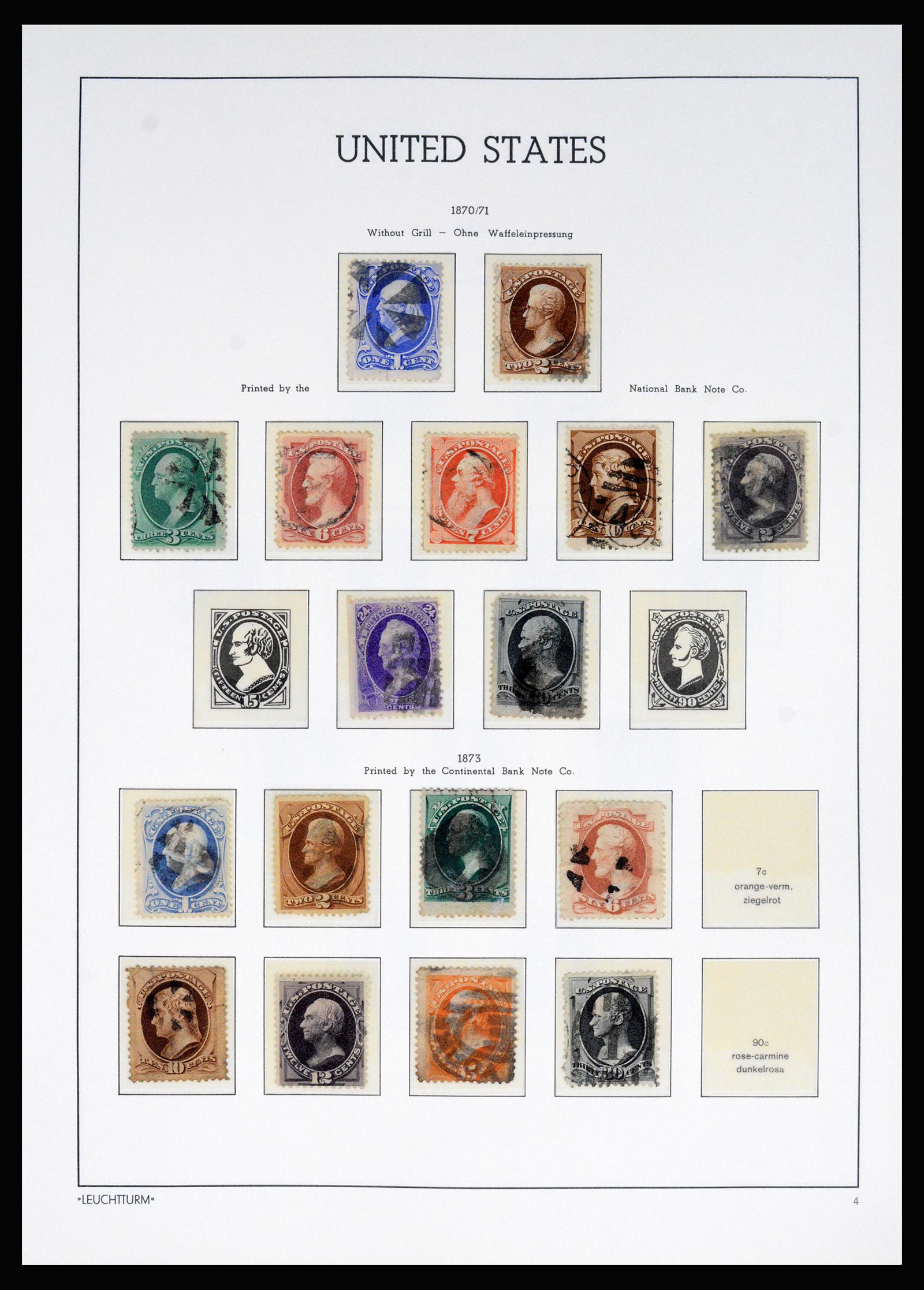 37129 006 - Postzegelverzameling 37129 USA 1851-1990.