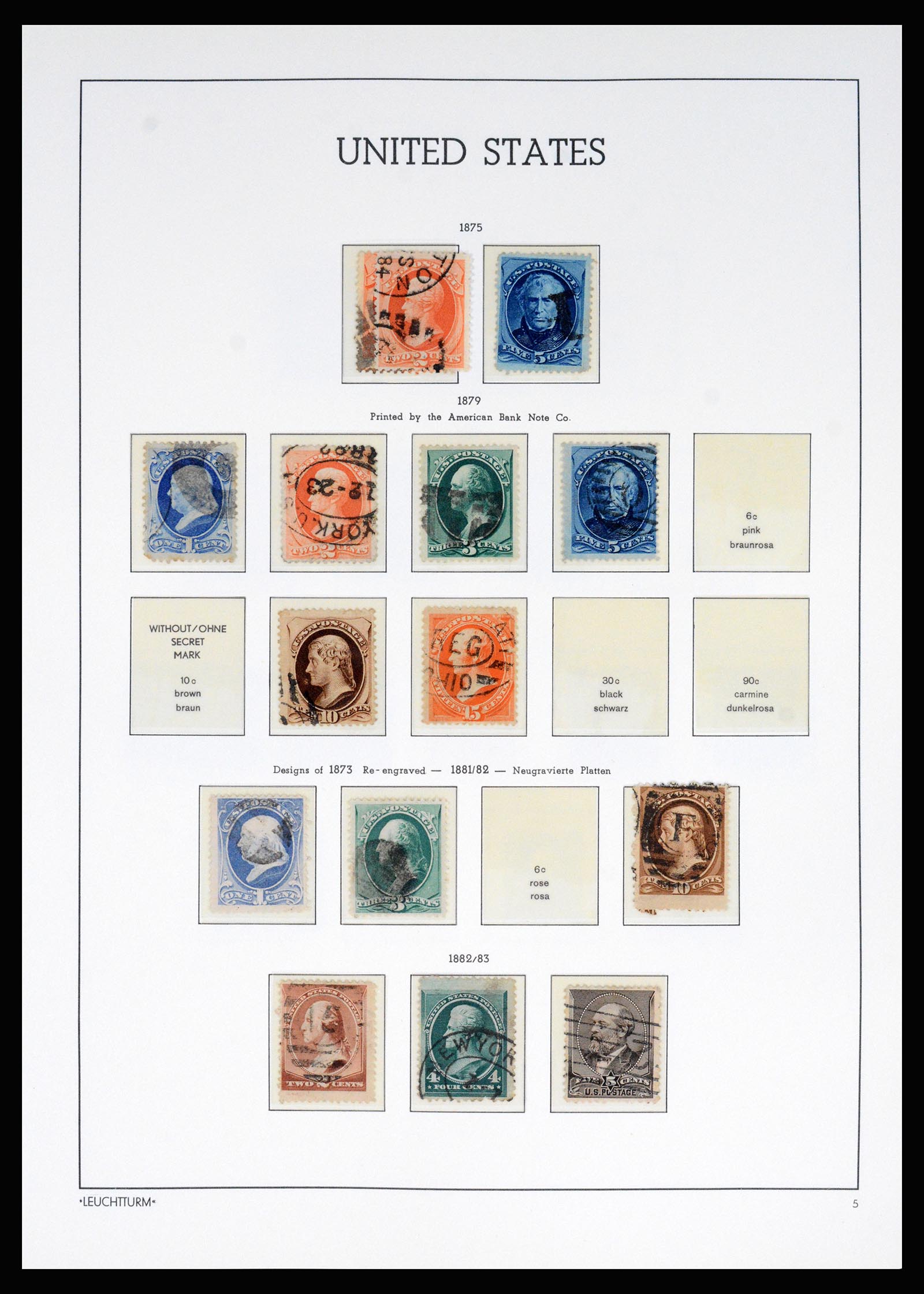 37129 008 - Postzegelverzameling 37129 USA 1851-1990.