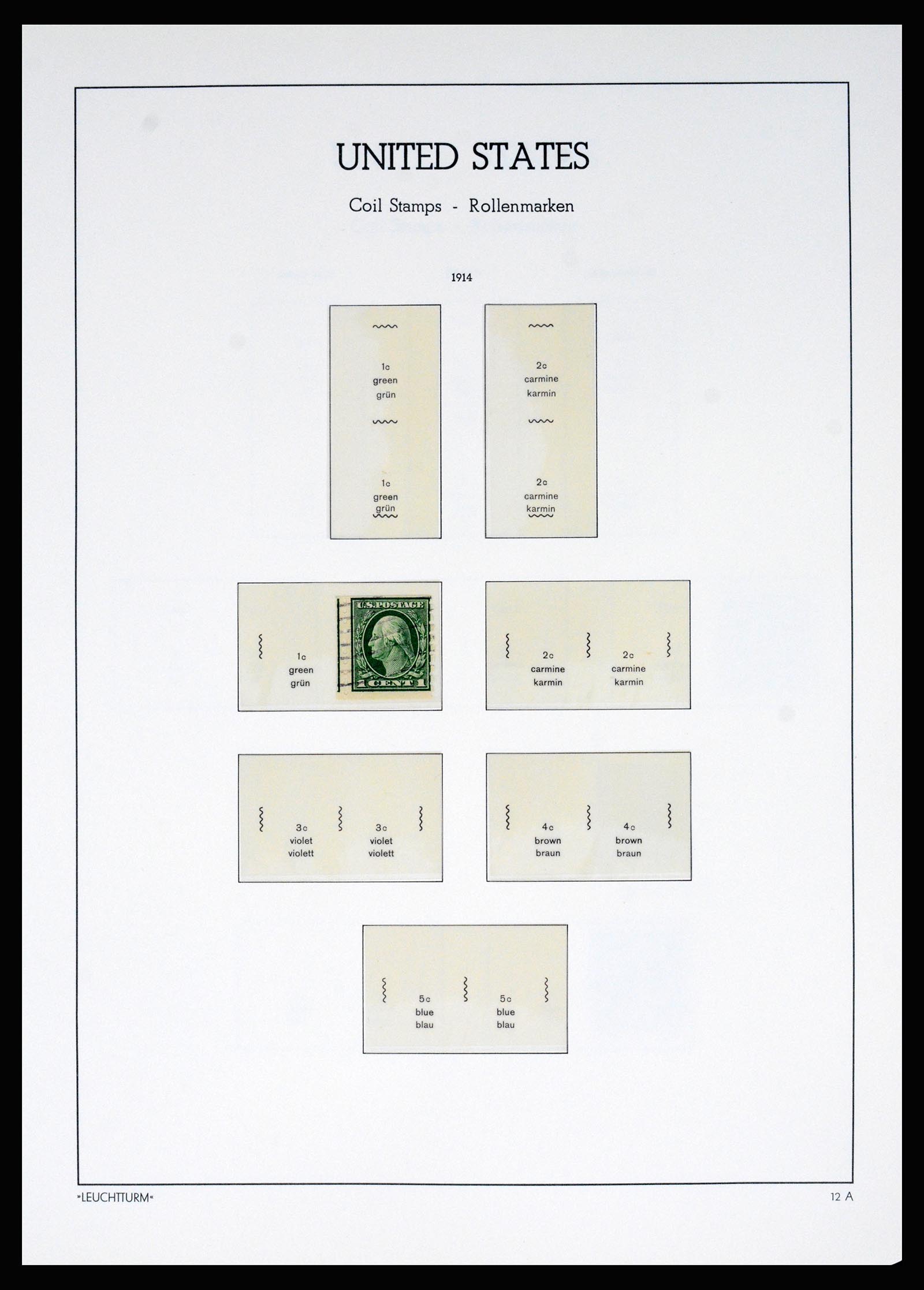 37129 016 - Postzegelverzameling 37129 USA 1851-1990.