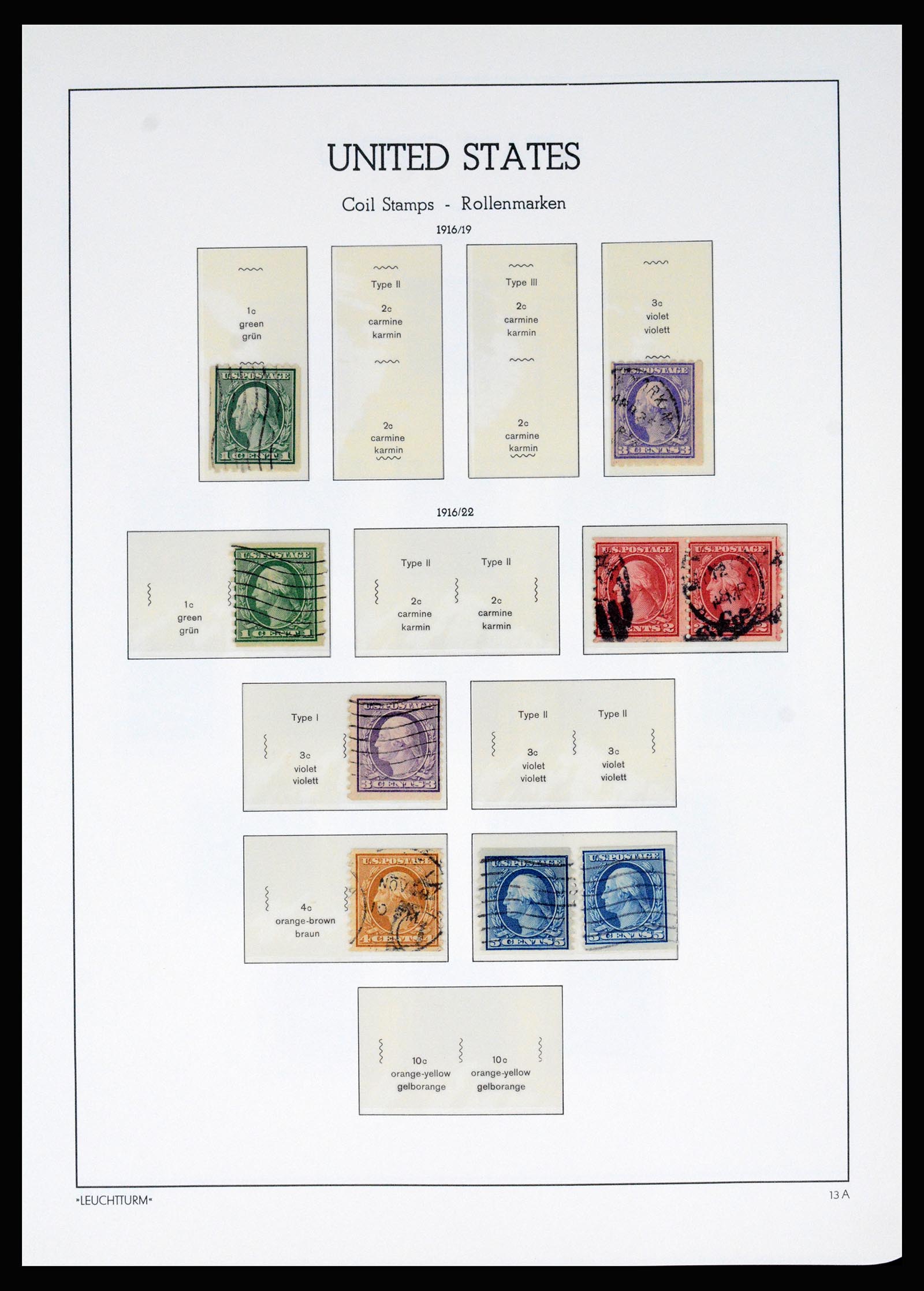 37129 019 - Postzegelverzameling 37129 USA 1851-1990.