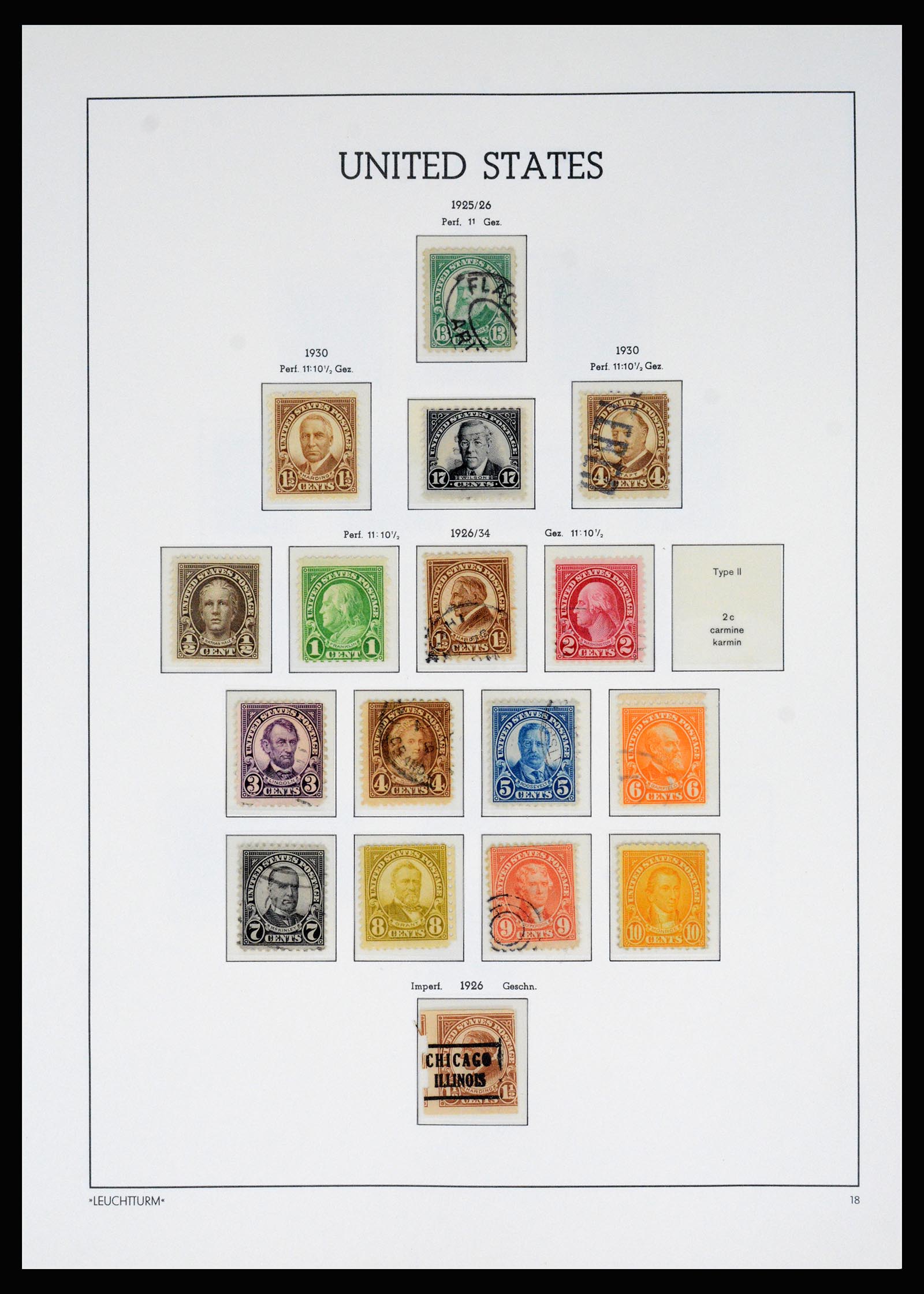 37129 026 - Postzegelverzameling 37129 USA 1851-1990.