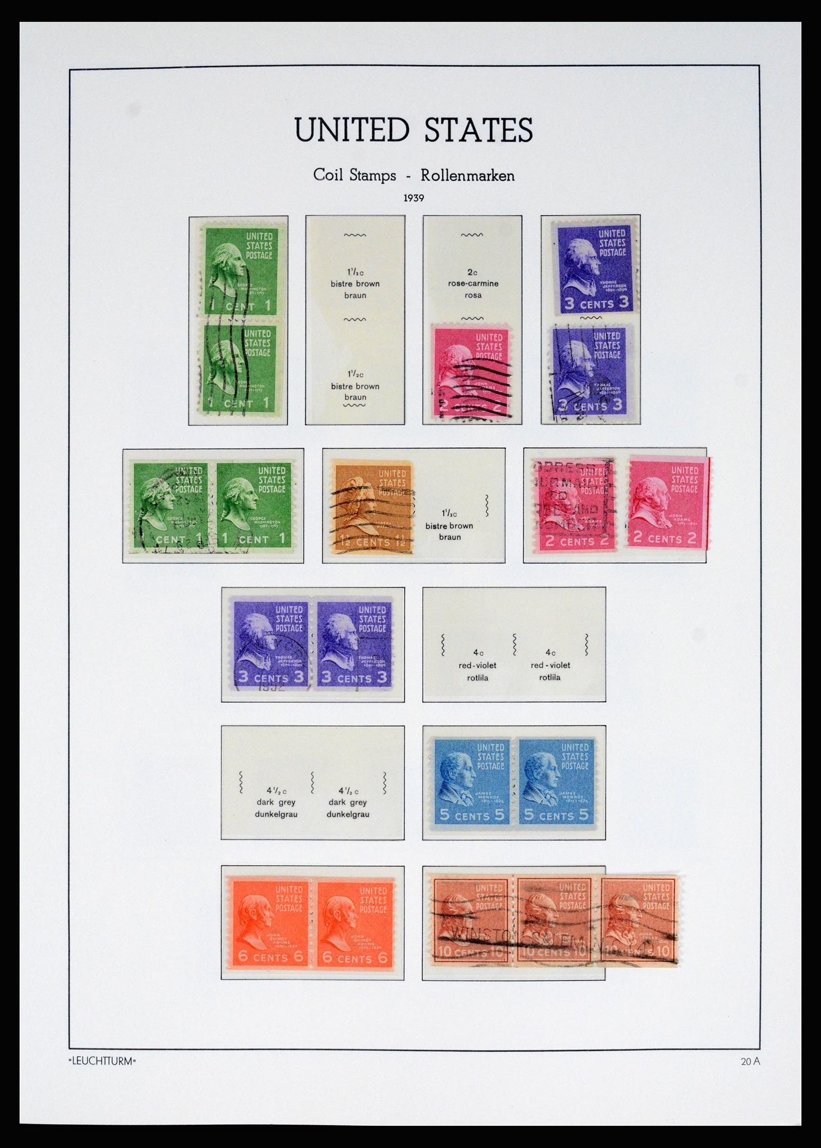 37129 029 - Postzegelverzameling 37129 USA 1851-1990.