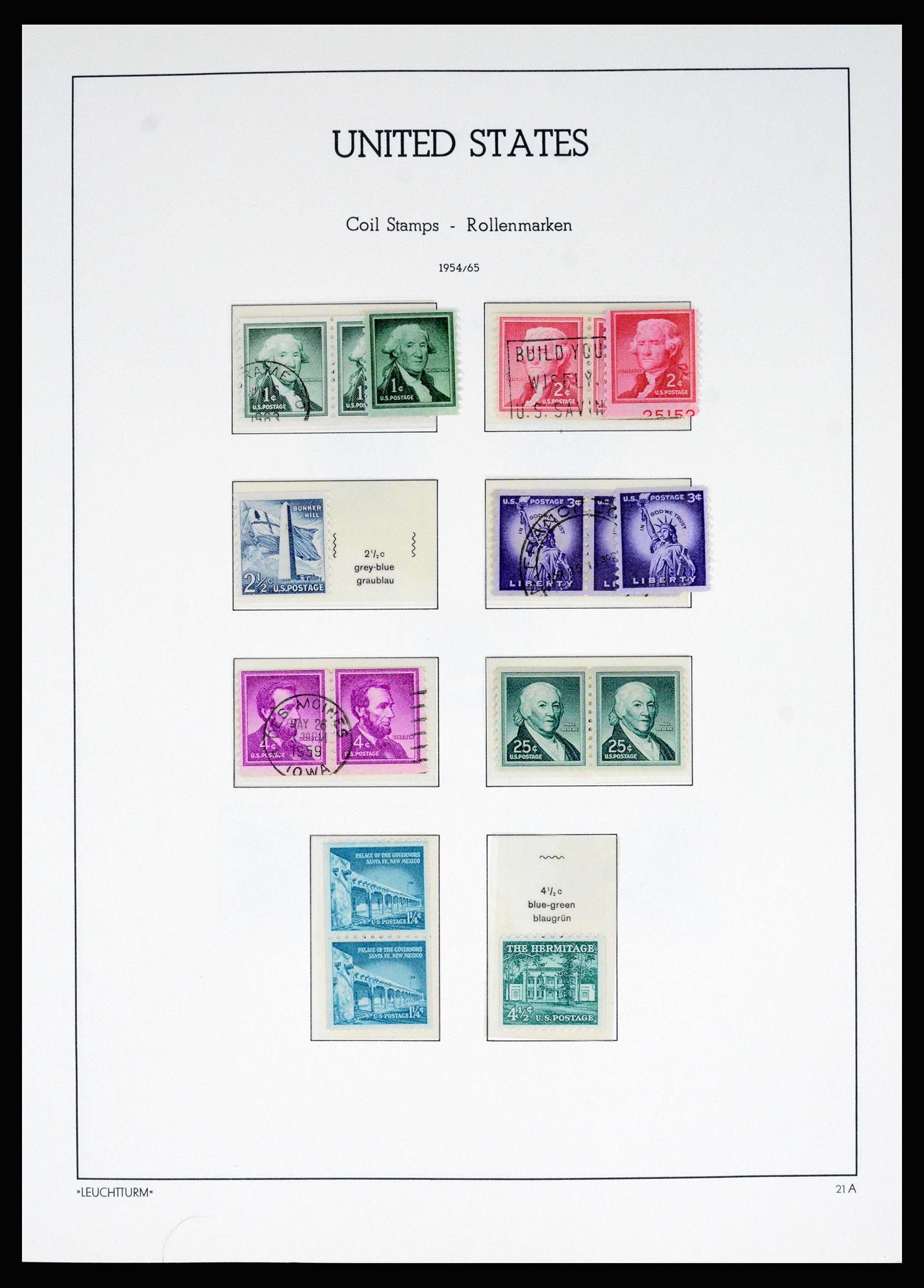 37129 031 - Postzegelverzameling 37129 USA 1851-1990.