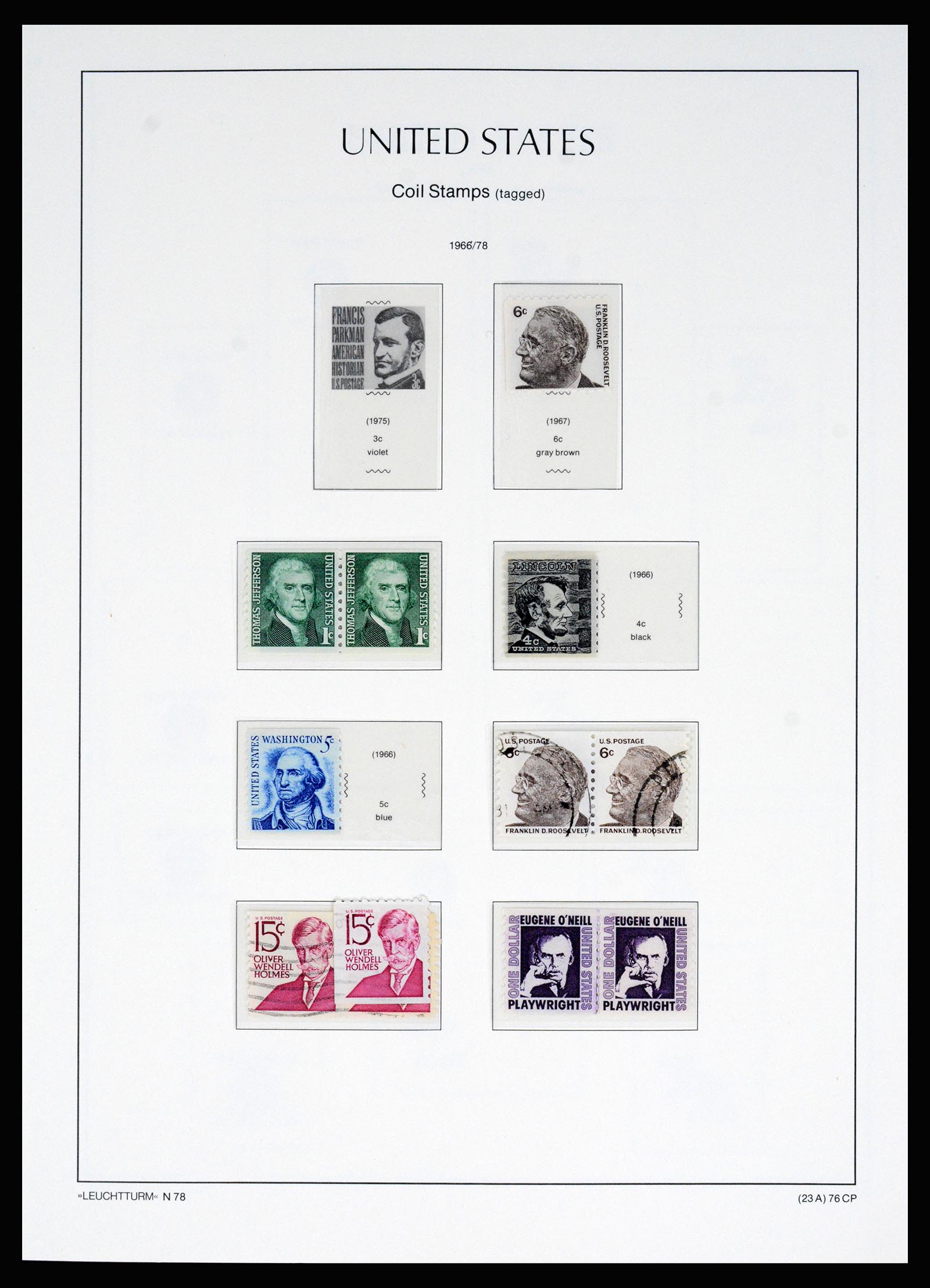 37129 035 - Postzegelverzameling 37129 USA 1851-1990.