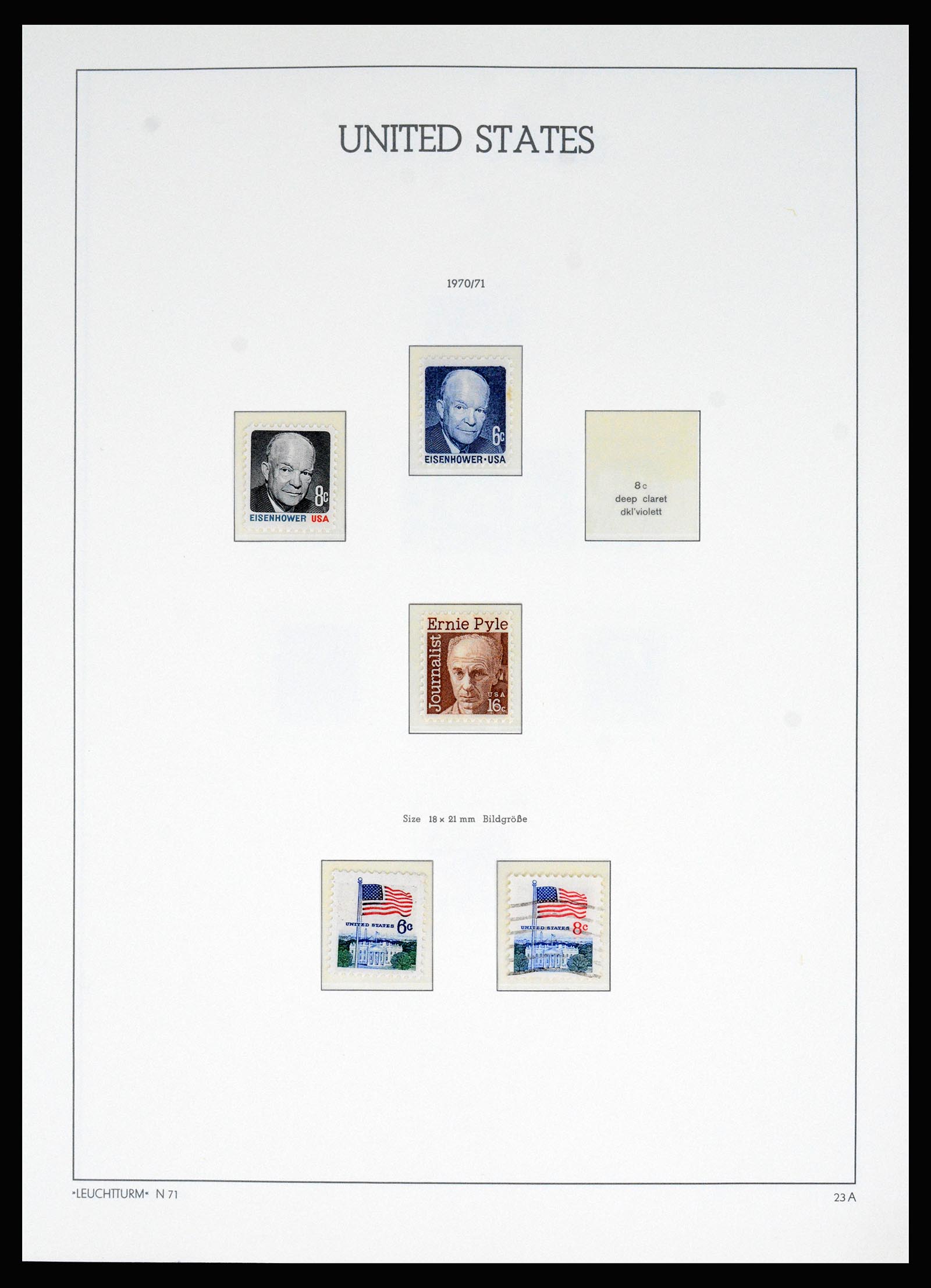 37129 036 - Postzegelverzameling 37129 USA 1851-1990.