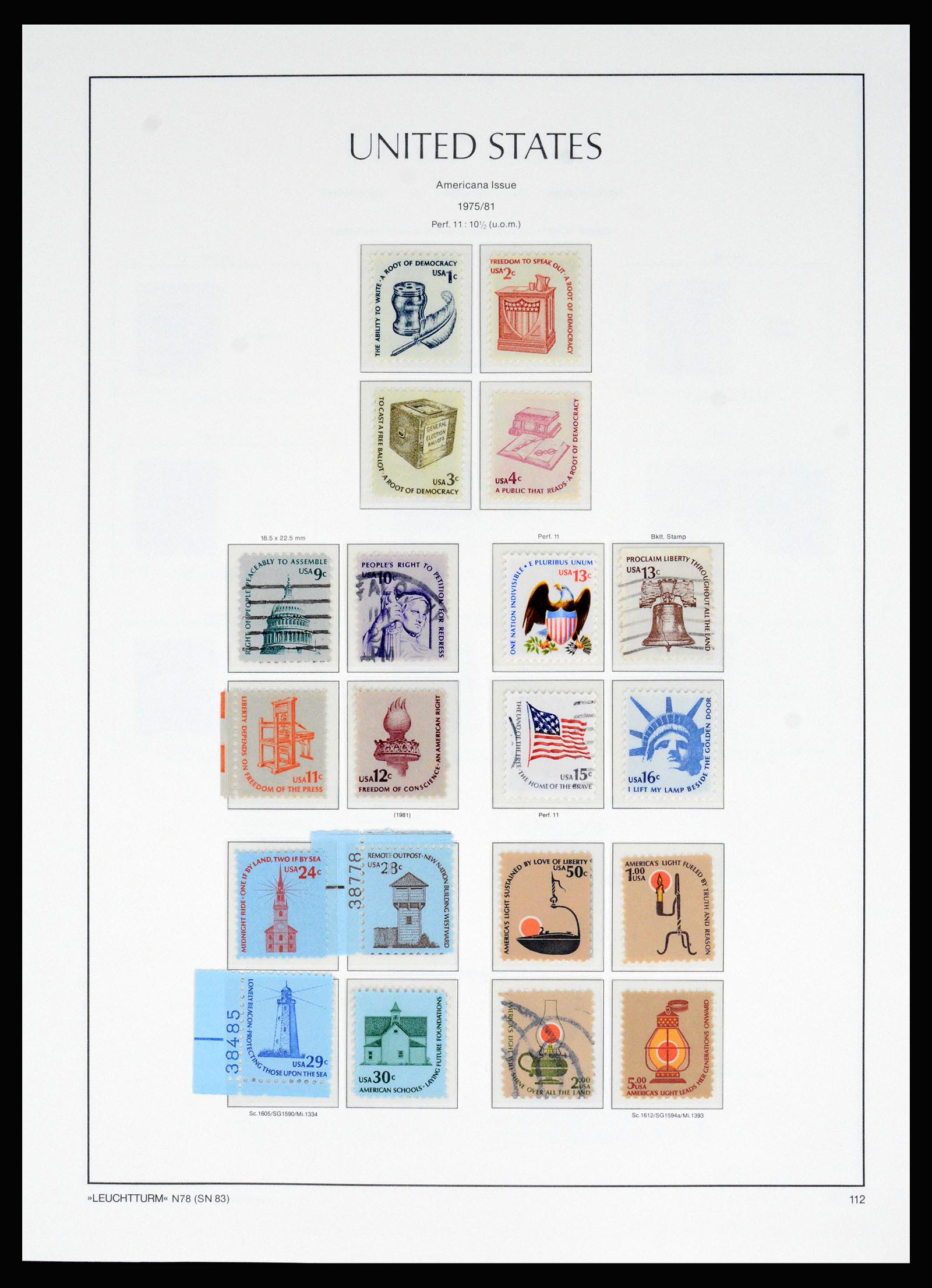 37129 042 - Postzegelverzameling 37129 USA 1851-1990.