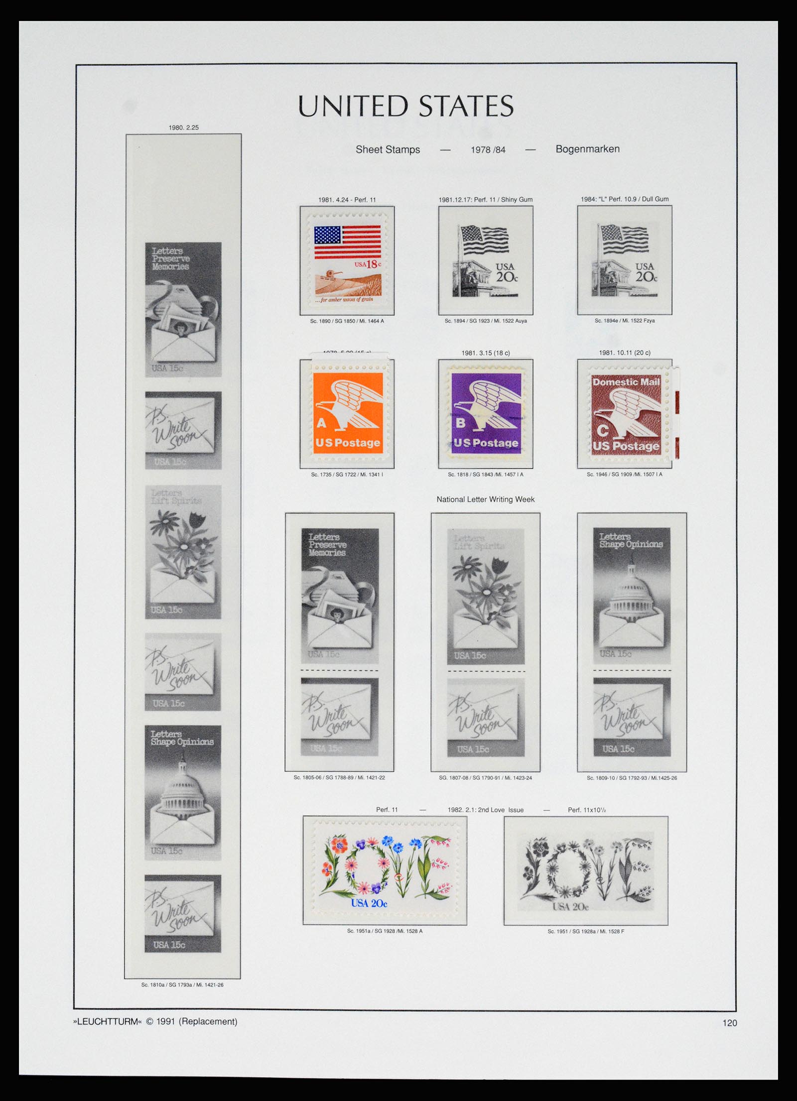 37129 045 - Postzegelverzameling 37129 USA 1851-1990.