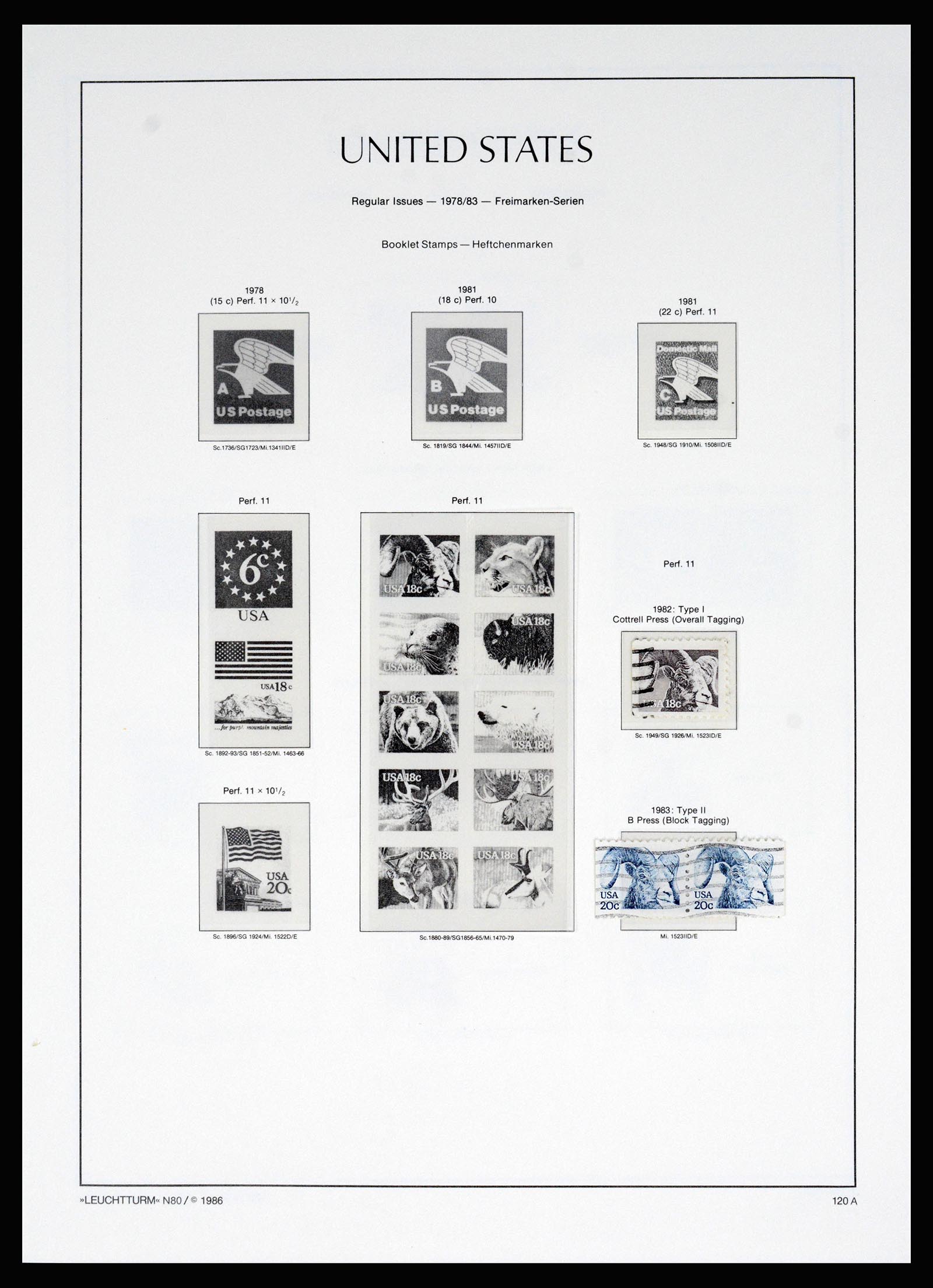 37129 046 - Postzegelverzameling 37129 USA 1851-1990.
