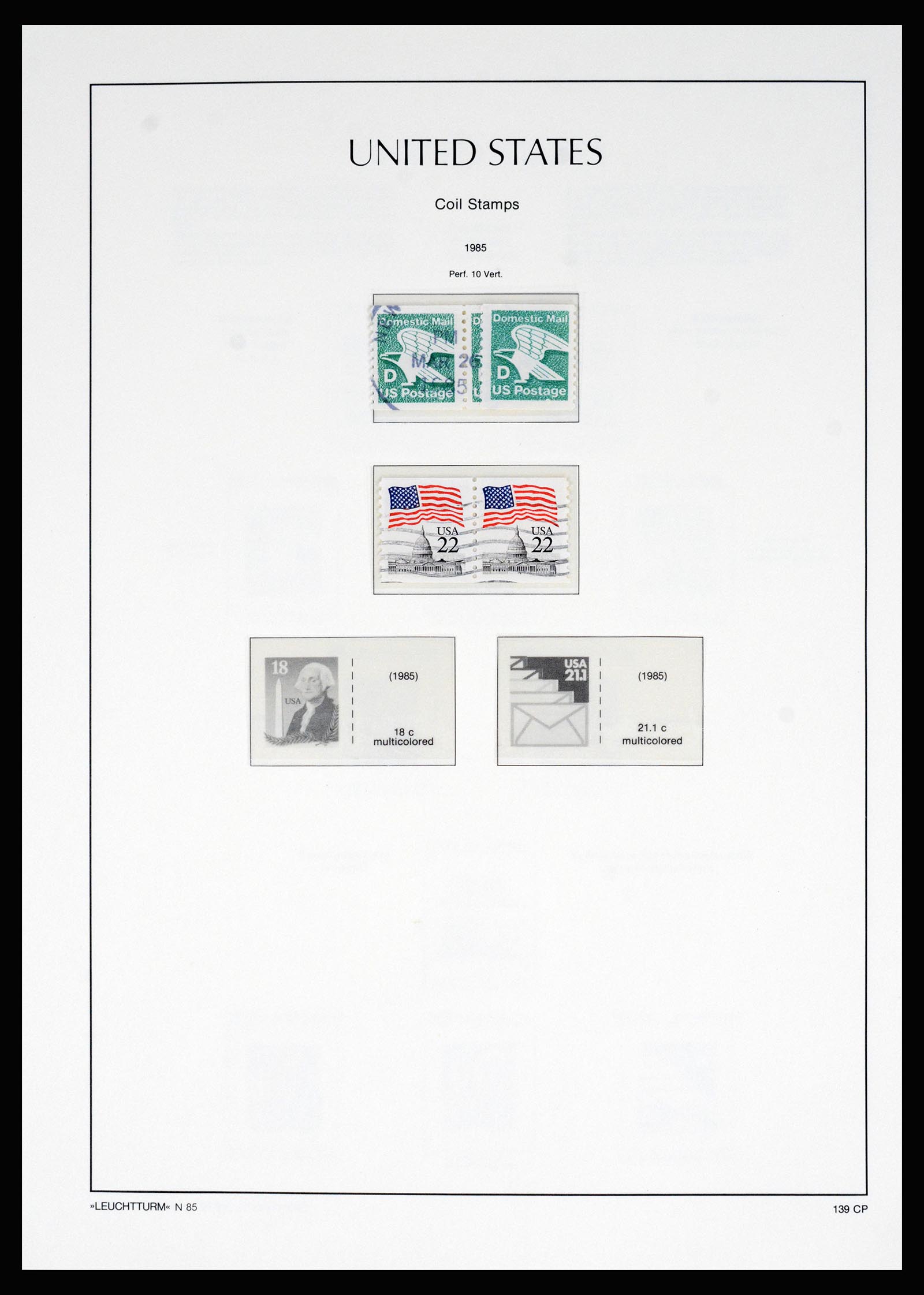 37129 051 - Postzegelverzameling 37129 USA 1851-1990.