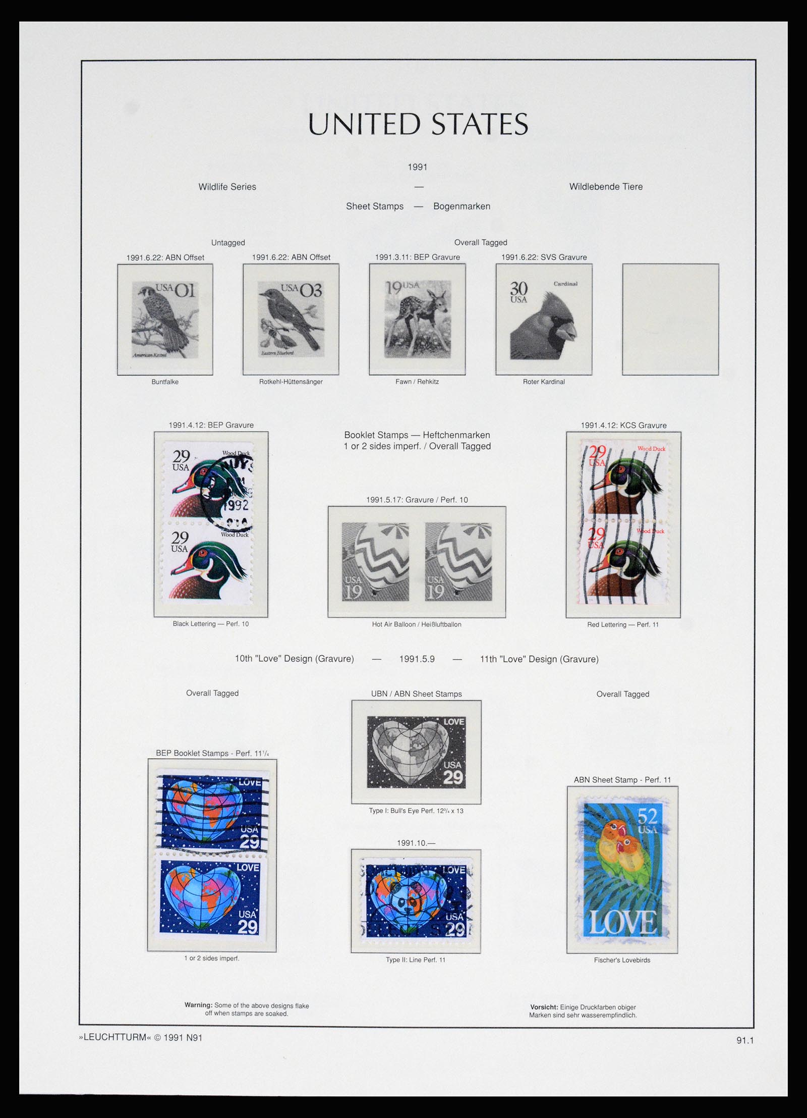 37129 058 - Postzegelverzameling 37129 USA 1851-1990.