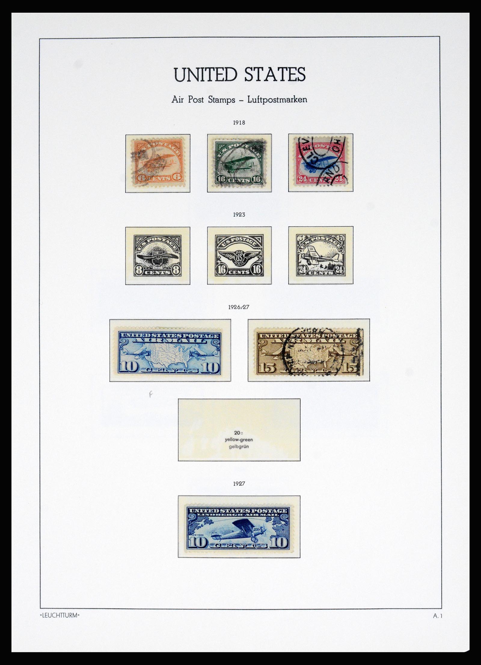 37129 061 - Postzegelverzameling 37129 USA 1851-1990.