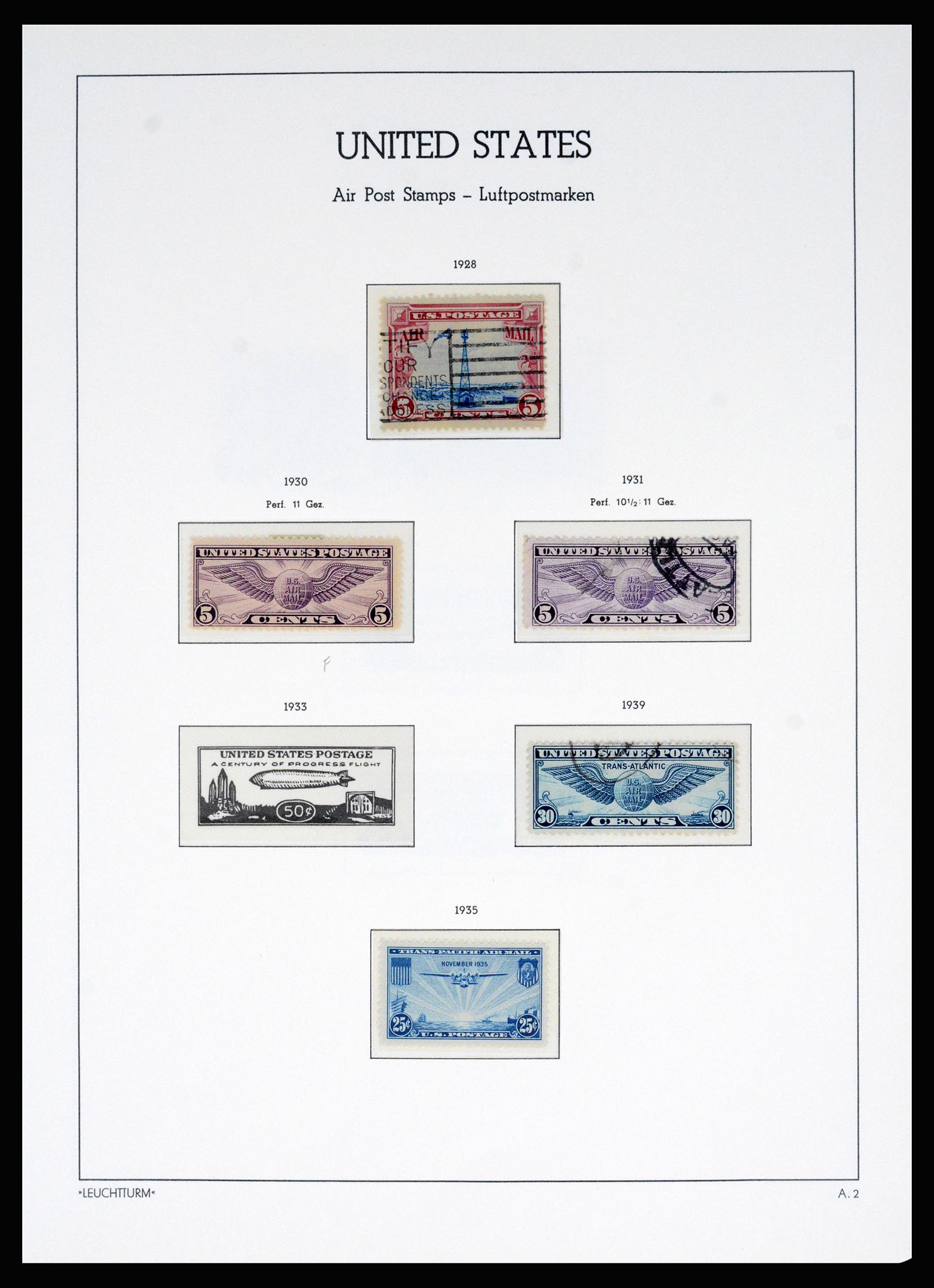 37129 062 - Postzegelverzameling 37129 USA 1851-1990.