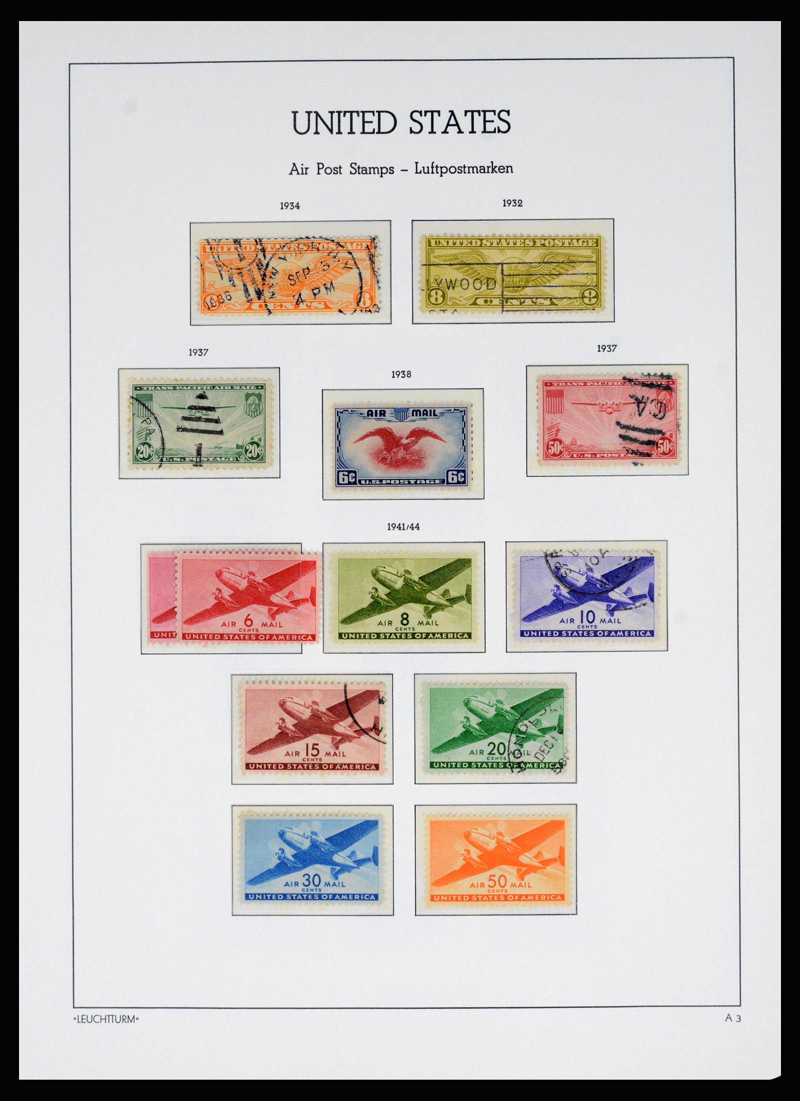 37129 065 - Postzegelverzameling 37129 USA 1851-1990.