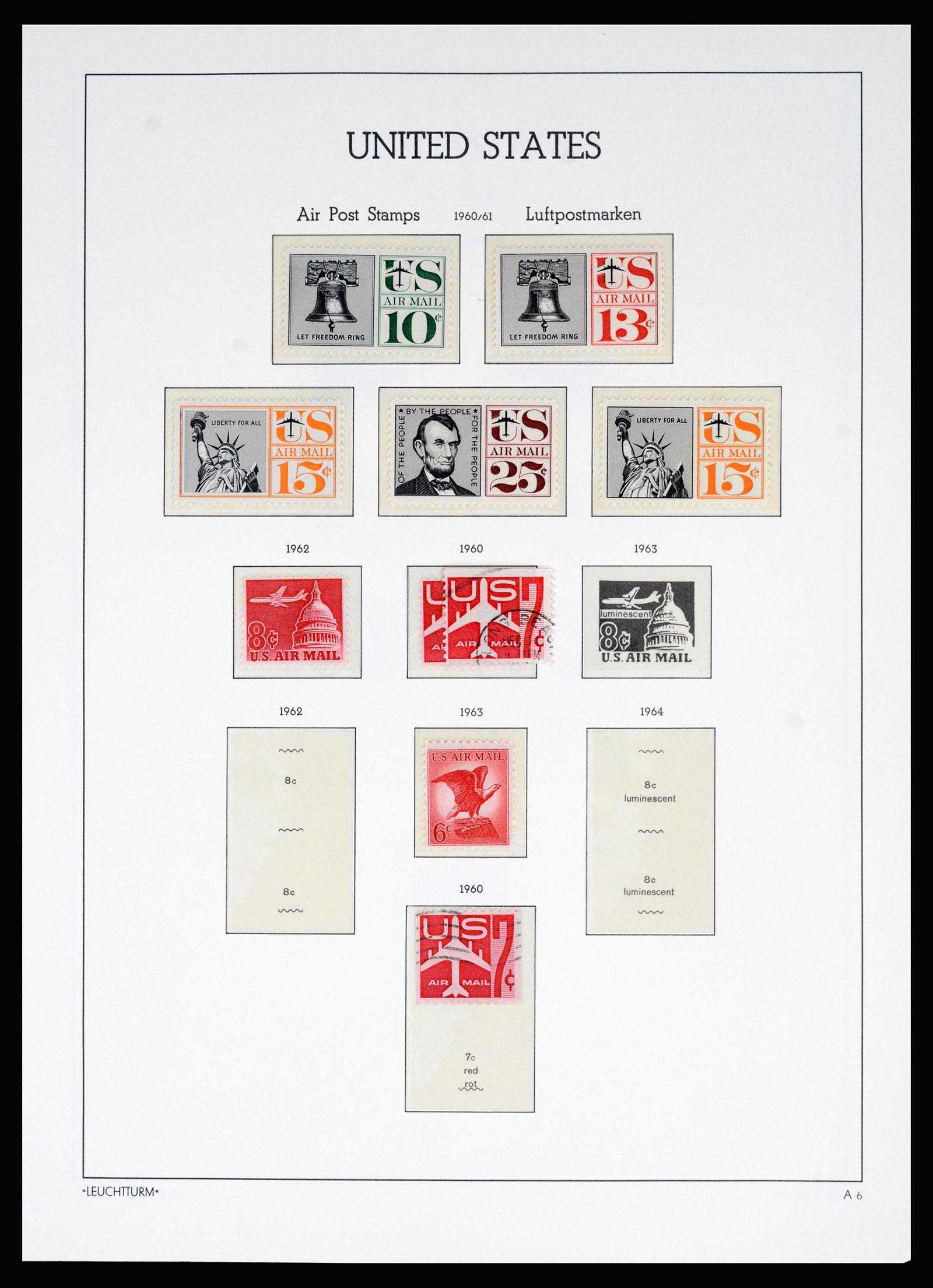 37129 068 - Postzegelverzameling 37129 USA 1851-1990.