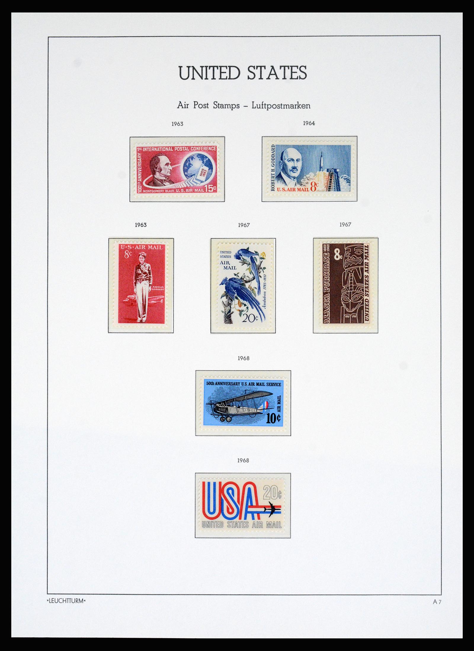 37129 070 - Postzegelverzameling 37129 USA 1851-1990.