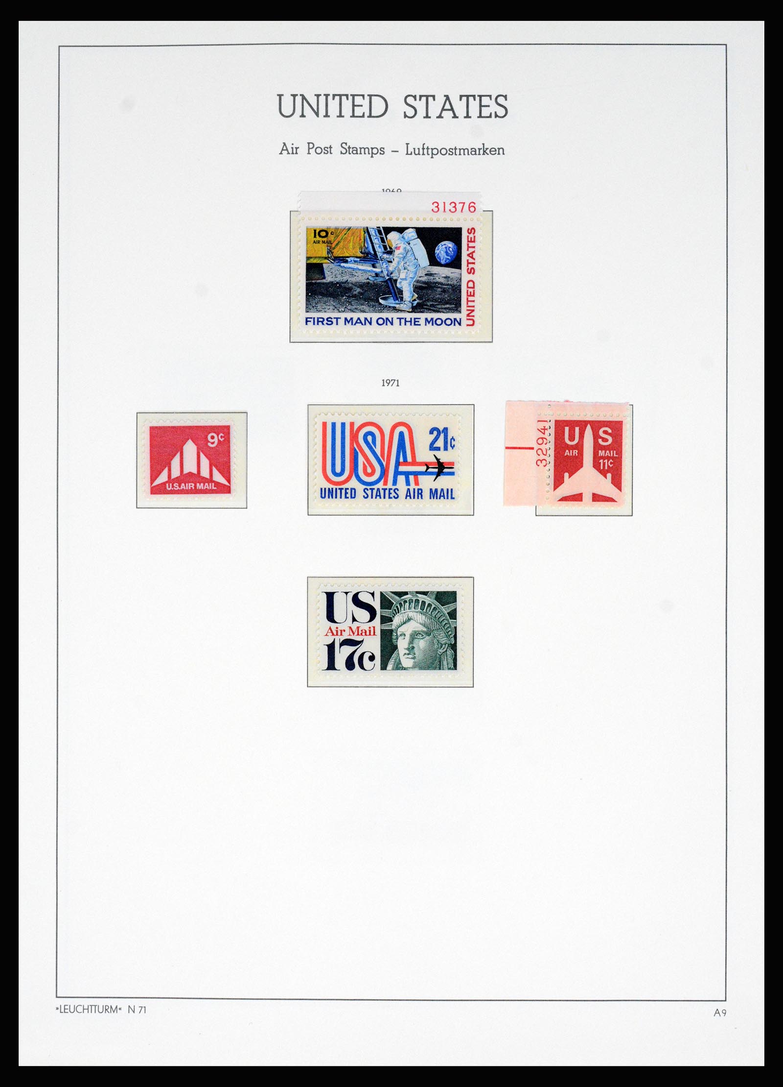 37129 072 - Postzegelverzameling 37129 USA 1851-1990.